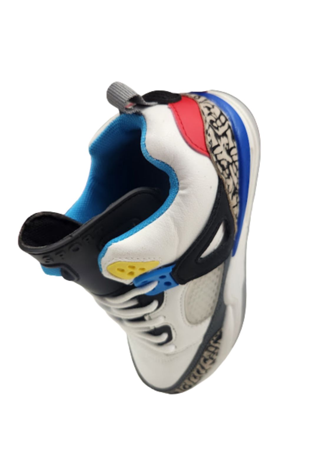 ZAPATILLAS NIÑO VINNYS OUTLET DEPORTIVAS BASKETBALL BLANCO CON CAÑA - 3