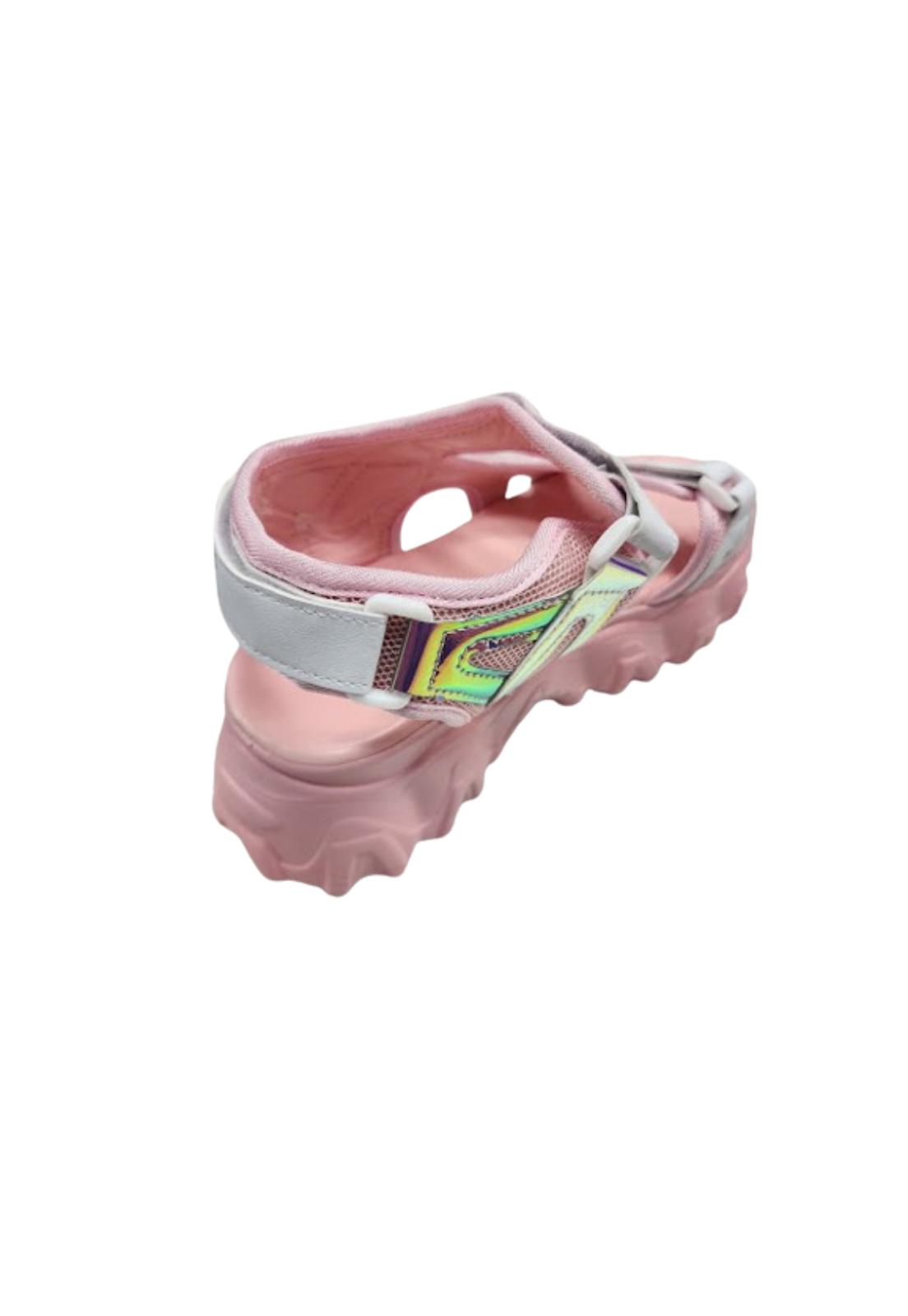 SANDALIAS MUJER VINNYS OUTLET VELCRO ROSADO - 2