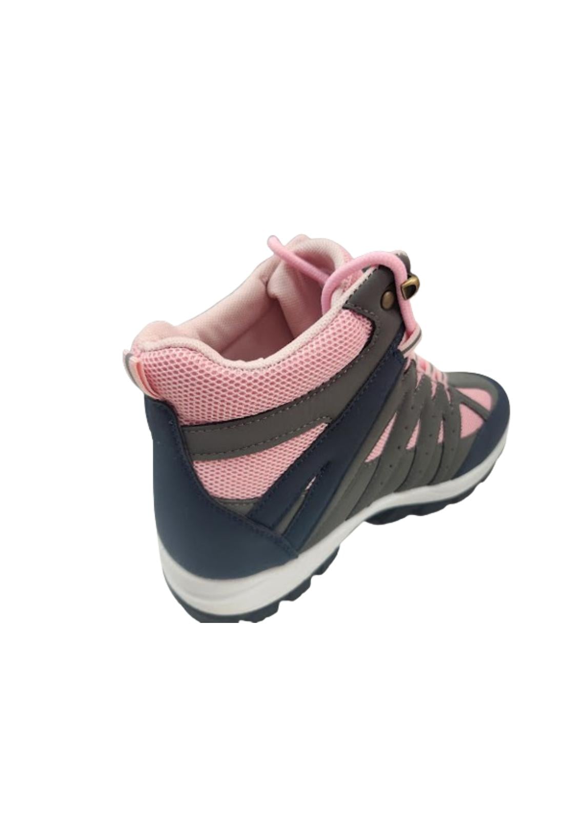 BOTÍN OUTDOOR MUJER GRIS ROSA - 2