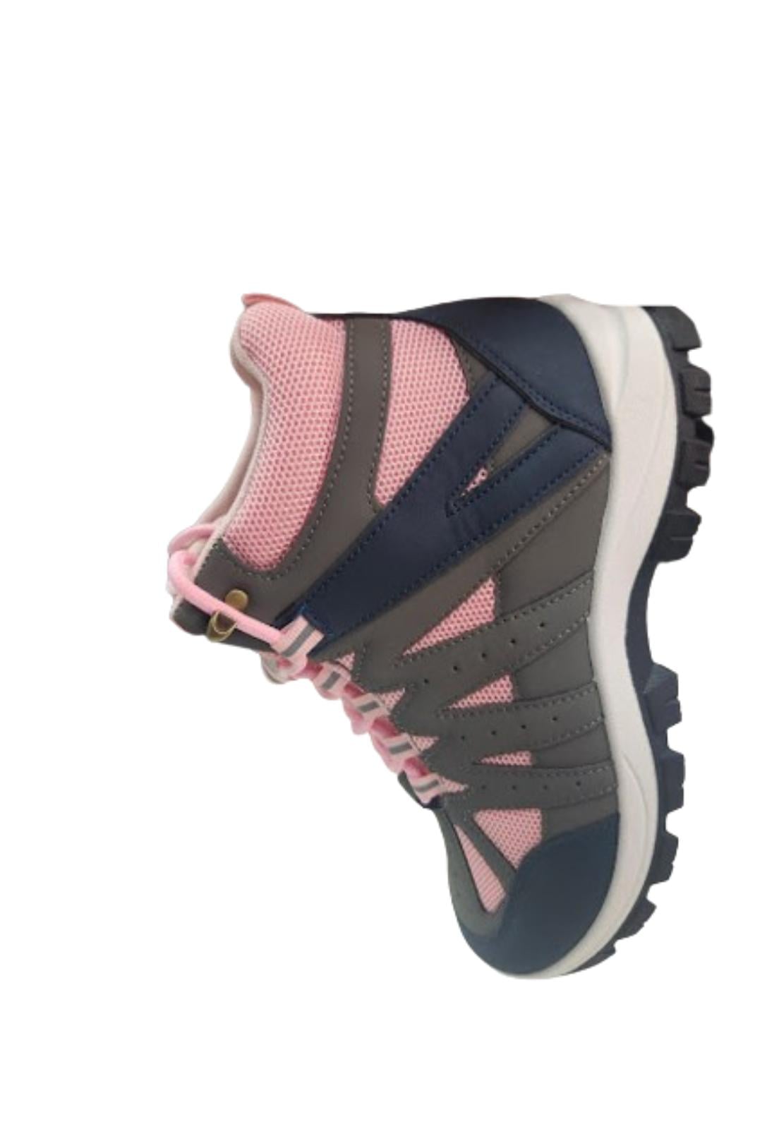 BOTÍN OUTDOOR MUJER GRIS ROSA - 3
