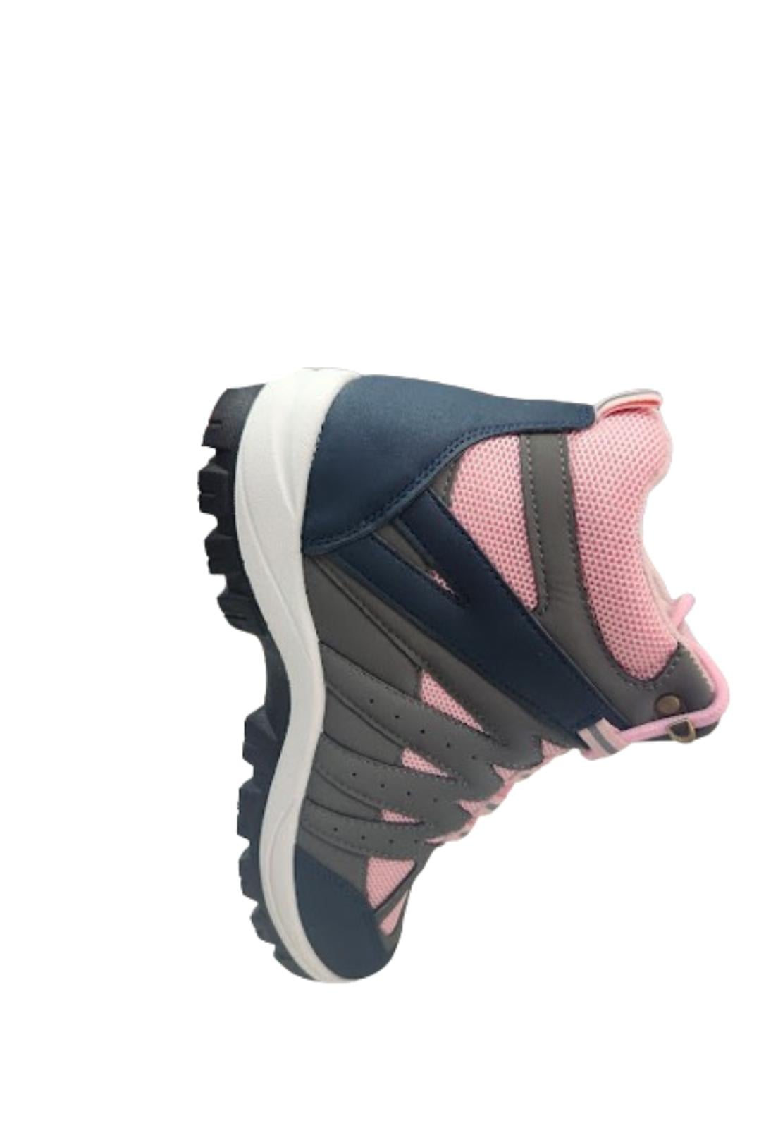 BOTÍN OUTDOOR MUJER GRIS ROSA - 4