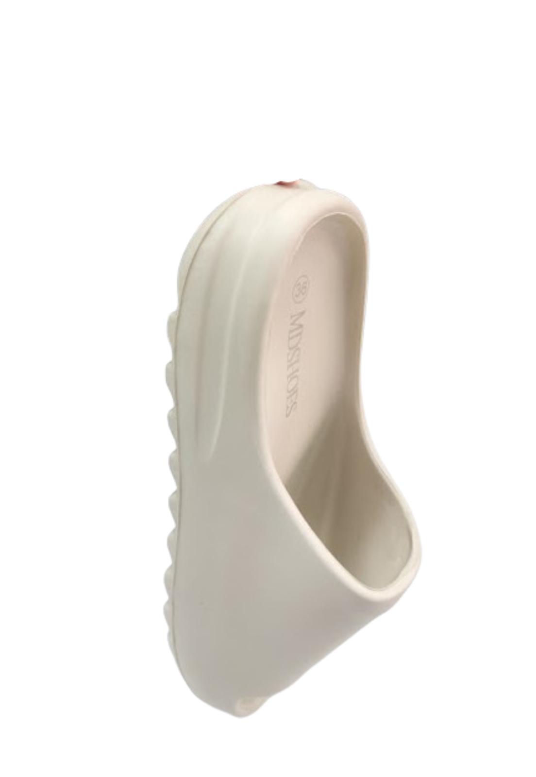 SANDALIAS MUJER VINNYS OUTLET SLIDE BEIGE - 3
