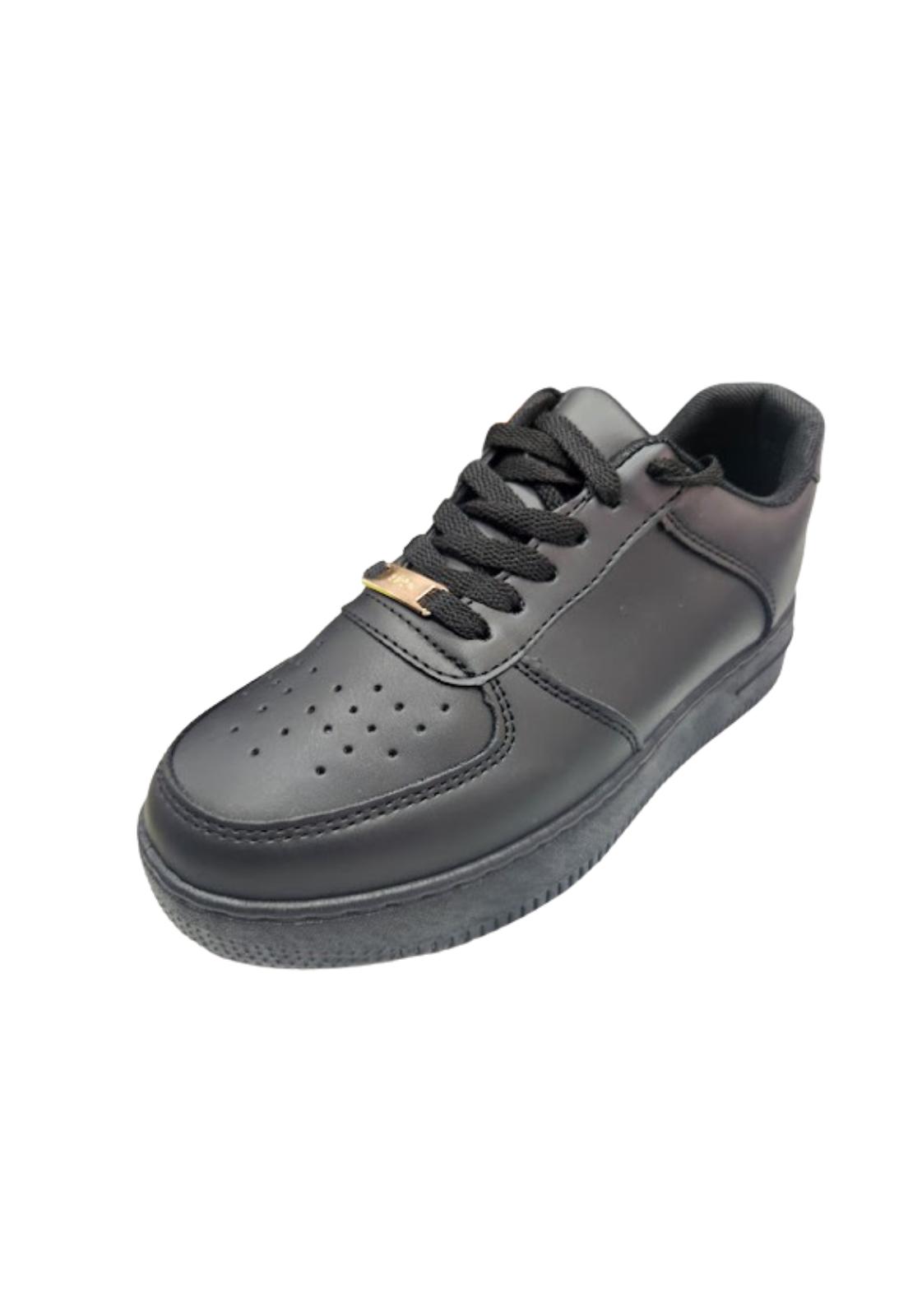 ZAPATILLAS MUJER VINNYS OUTLET URBANAS CASUALES NEGRO ESCOLAR - 1