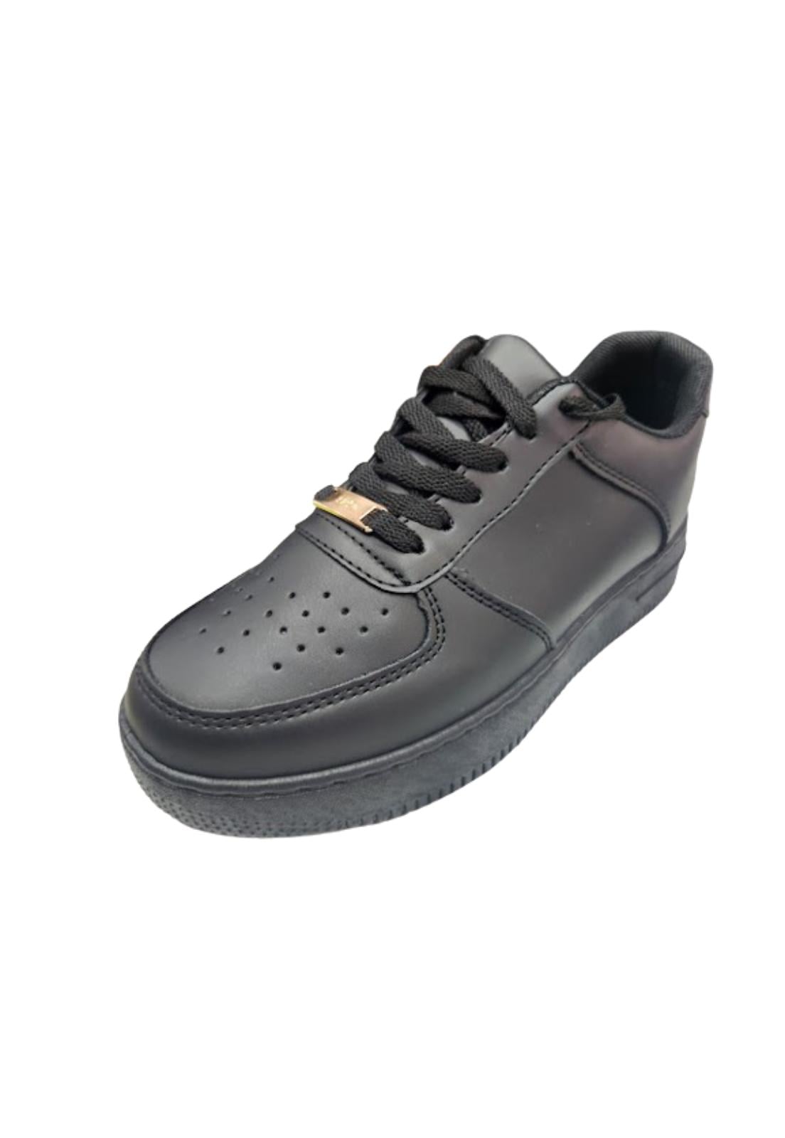 ZAPATILLAS MUJER VINNYS OUTLET URBANAS CASUALES NEGRO ESCOLAR - 1