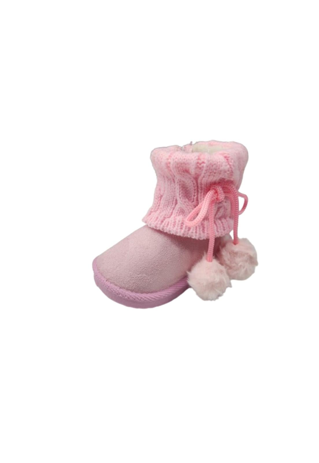 BOTAS NIÑA VINNYS OUTLET ROSADO CHIPORRO PON PON - 1