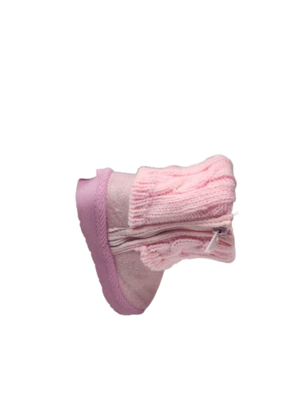 BOTAS NIÑA VINNYS OUTLET ROSADO CHIPORRO PON PON - 4