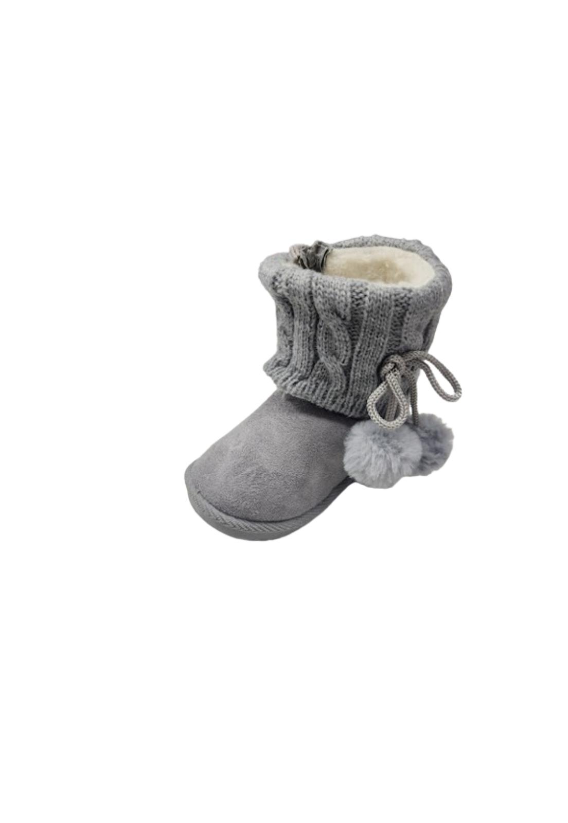 BOTAS NIÑA VINNYS OUTLET GRIS CHIPORRO INVIERNO - 1