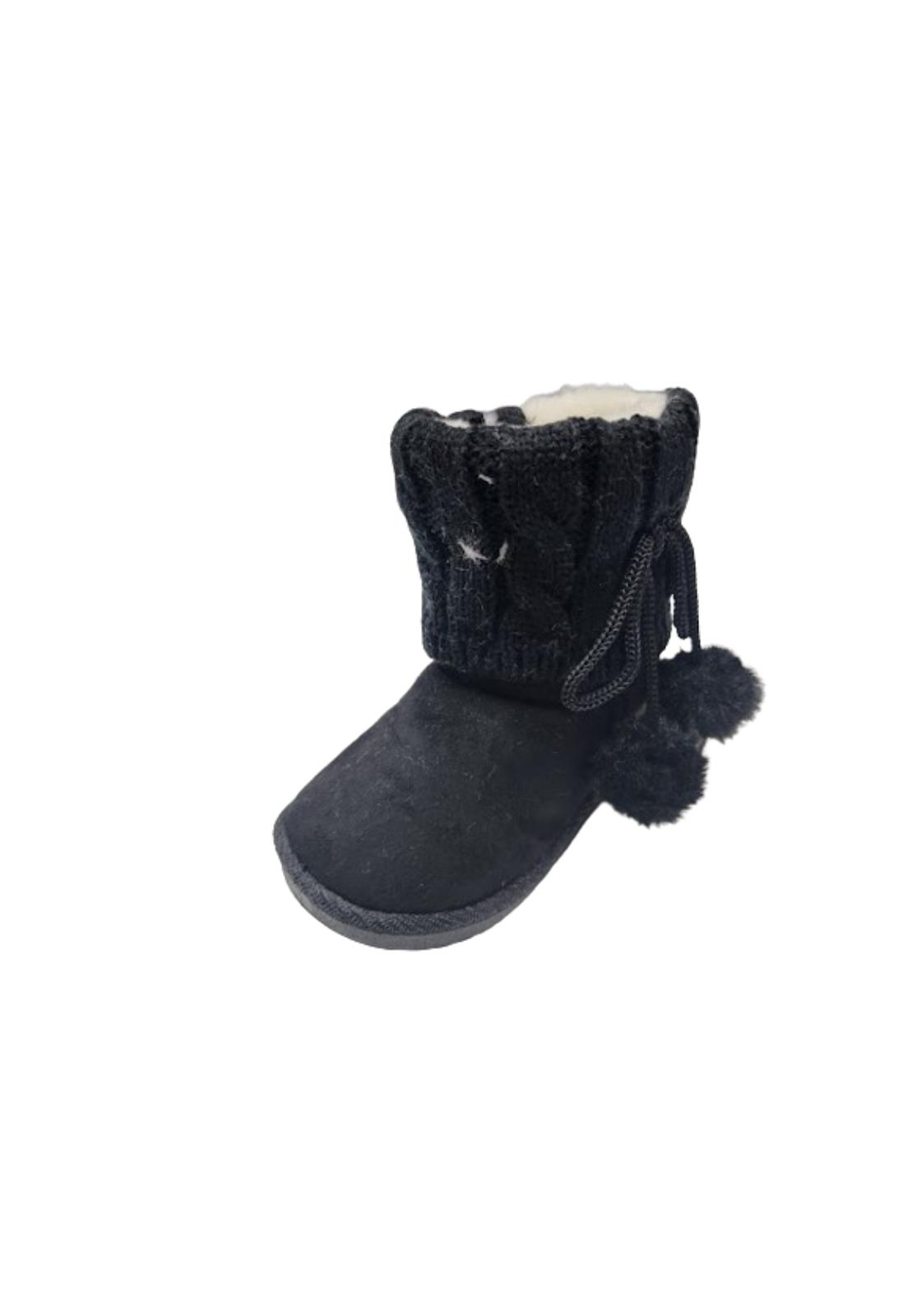 BOTAS NIÑA VINNYS OUTLET NEGRO CHIPORRO - 1