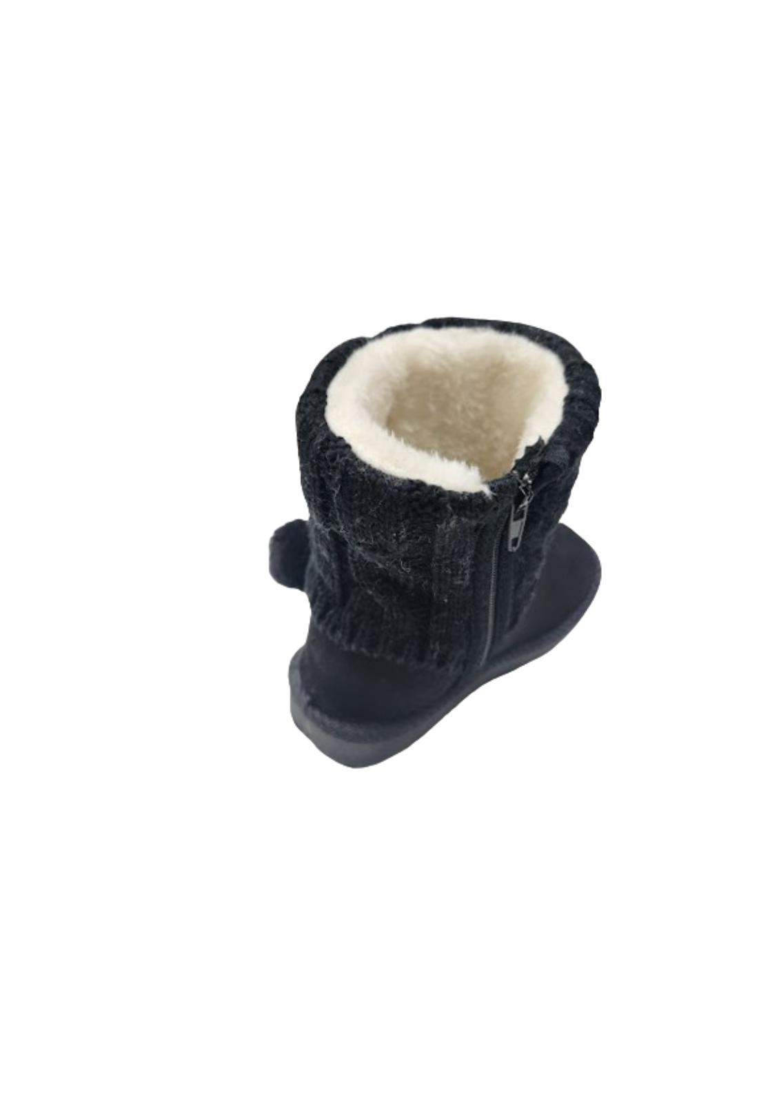 BOTAS NIÑA VINNYS OUTLET NEGRO CHIPORRO - 2