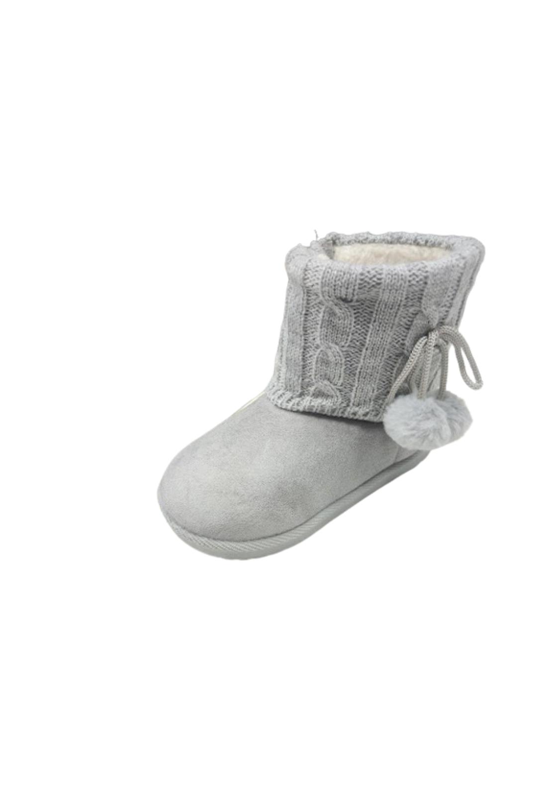 BOTAS NIÑA VINNYS OUTLET GRIS CHIPORRO - 1