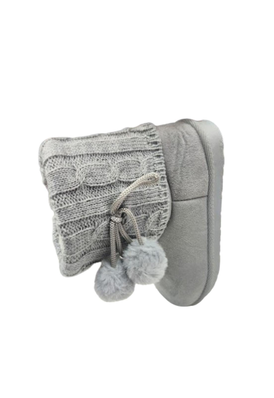 BOTAS NIÑA VINNYS OUTLET GRIS CHIPORRO - 3