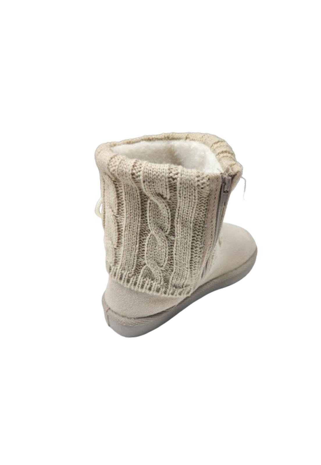 BOTAS NIÑA VINNYS OUTLET BEIGE CHIPORRO INVIERNO - 3