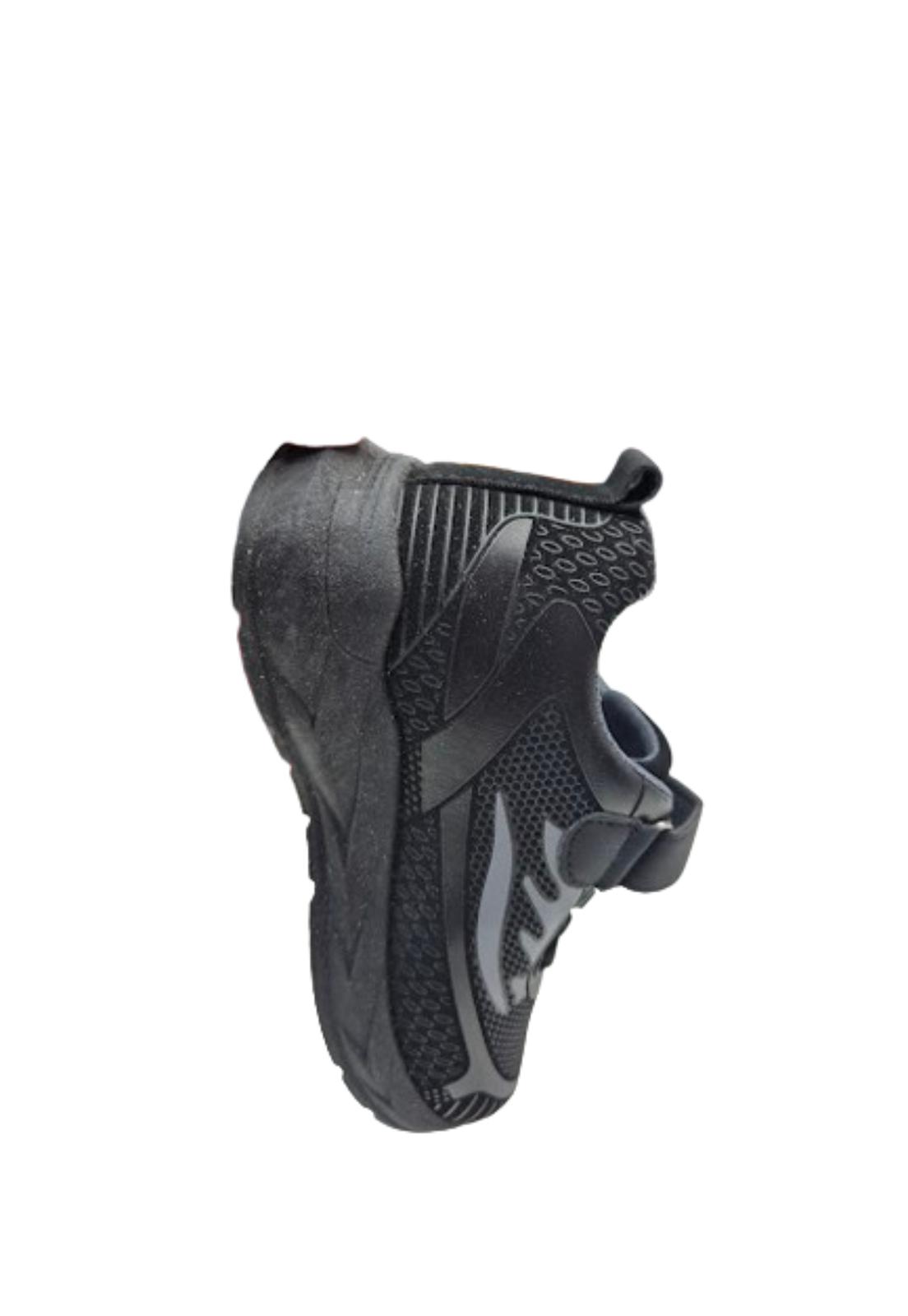 ZAPATILLAS NIÑO VINNYS OUTLET URBANAS CASUALES NEGRO VELCRO - 4