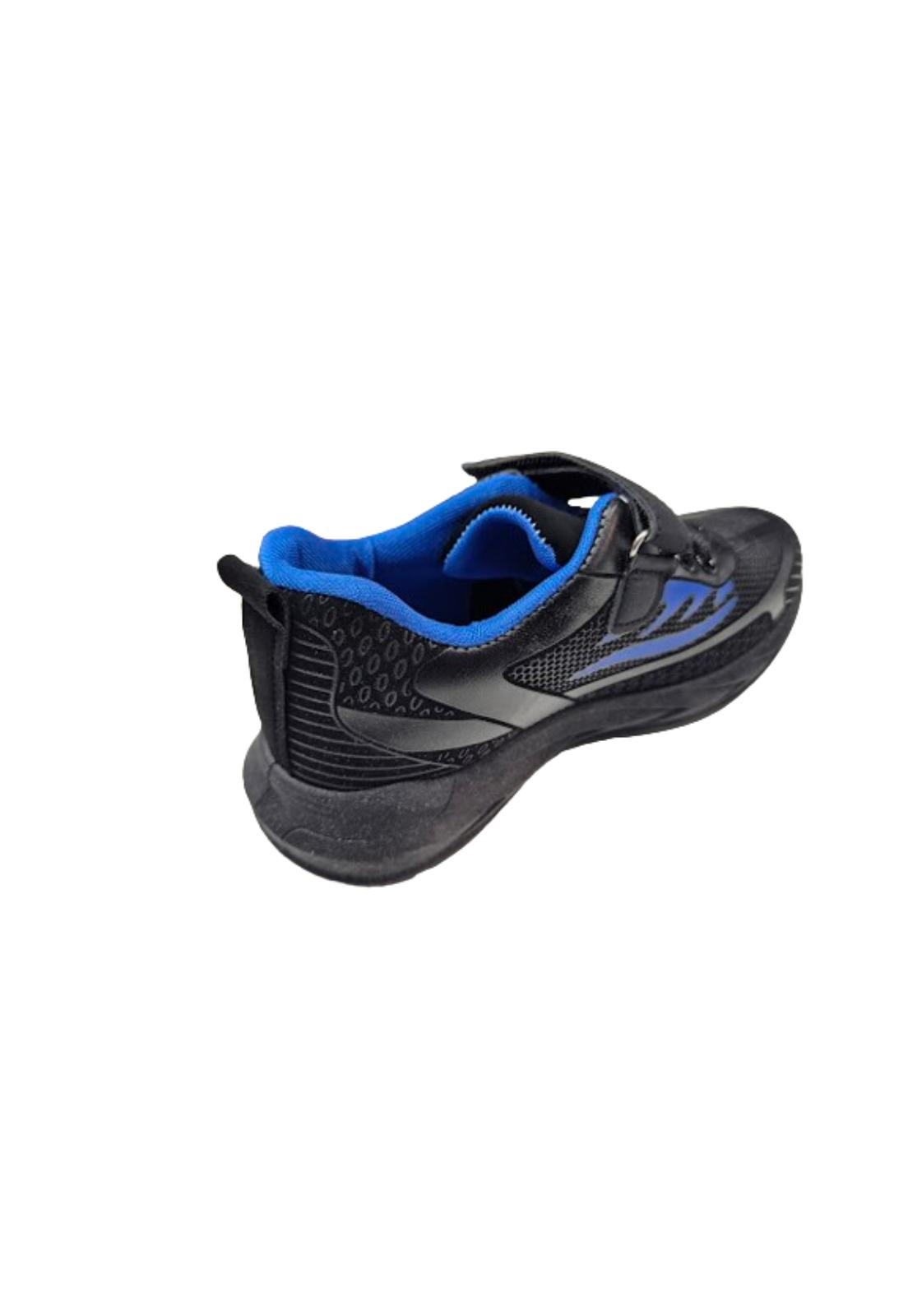 ZAPATILLAS NIÑO VINNYS OUTLET URBANAS CASUALES NEGRO ESCOLAR VELCRO - 2