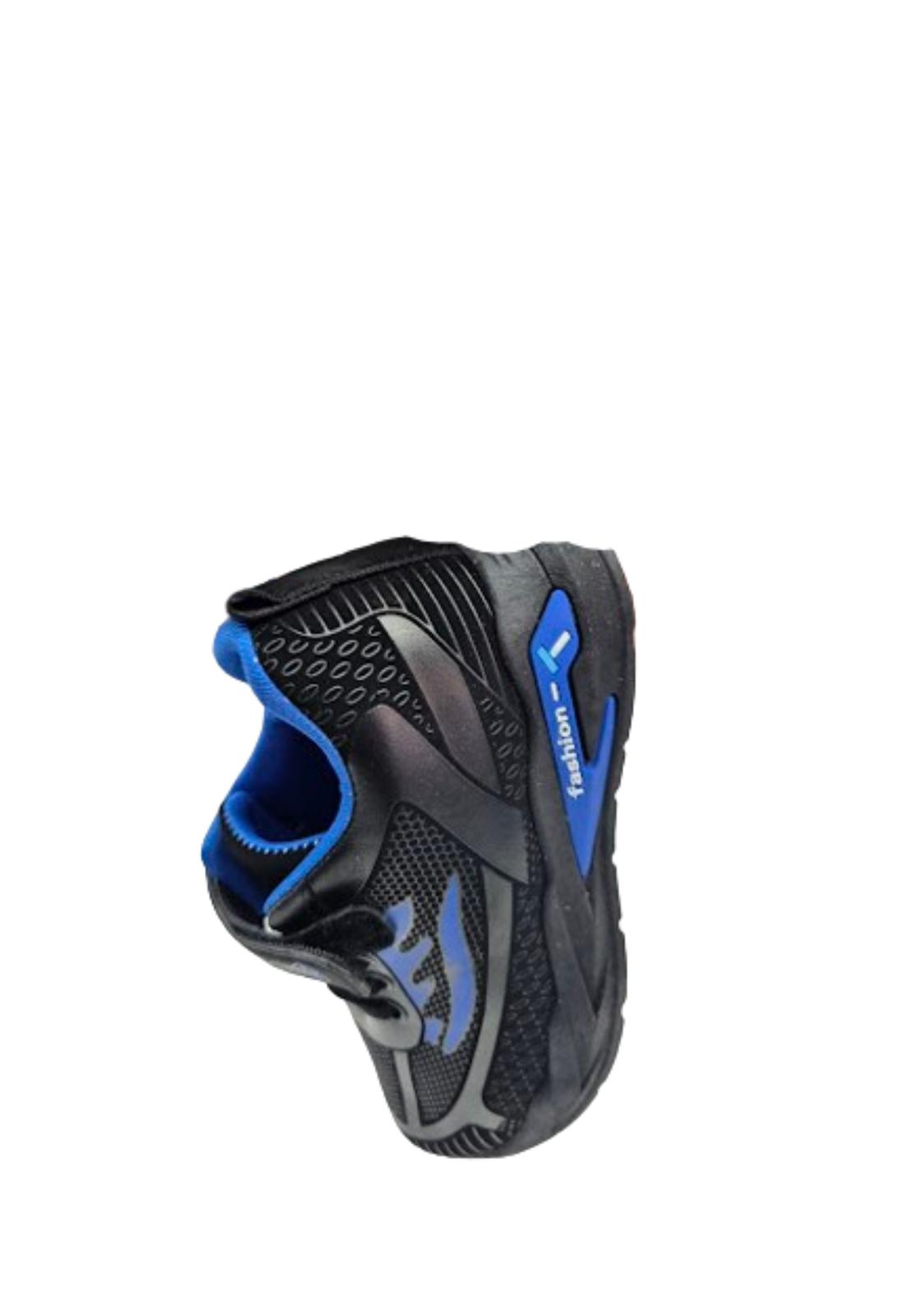 ZAPATILLAS NIÑO VINNYS OUTLET URBANAS CASUALES NEGRO ESCOLAR VELCRO - 3