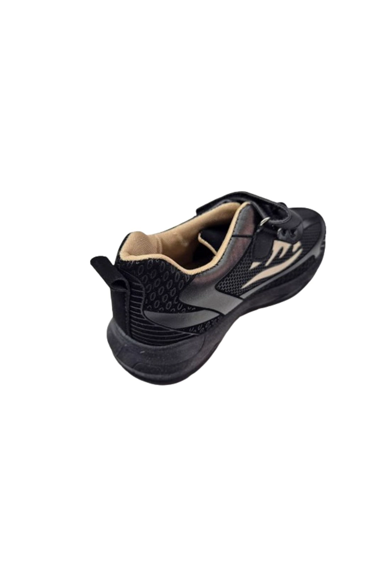 ZAPATILLAS NIÑO VINNYS OUTLET DEPORTIVAS CASUALES NEGRO ESCOLAR VELCRO - 2