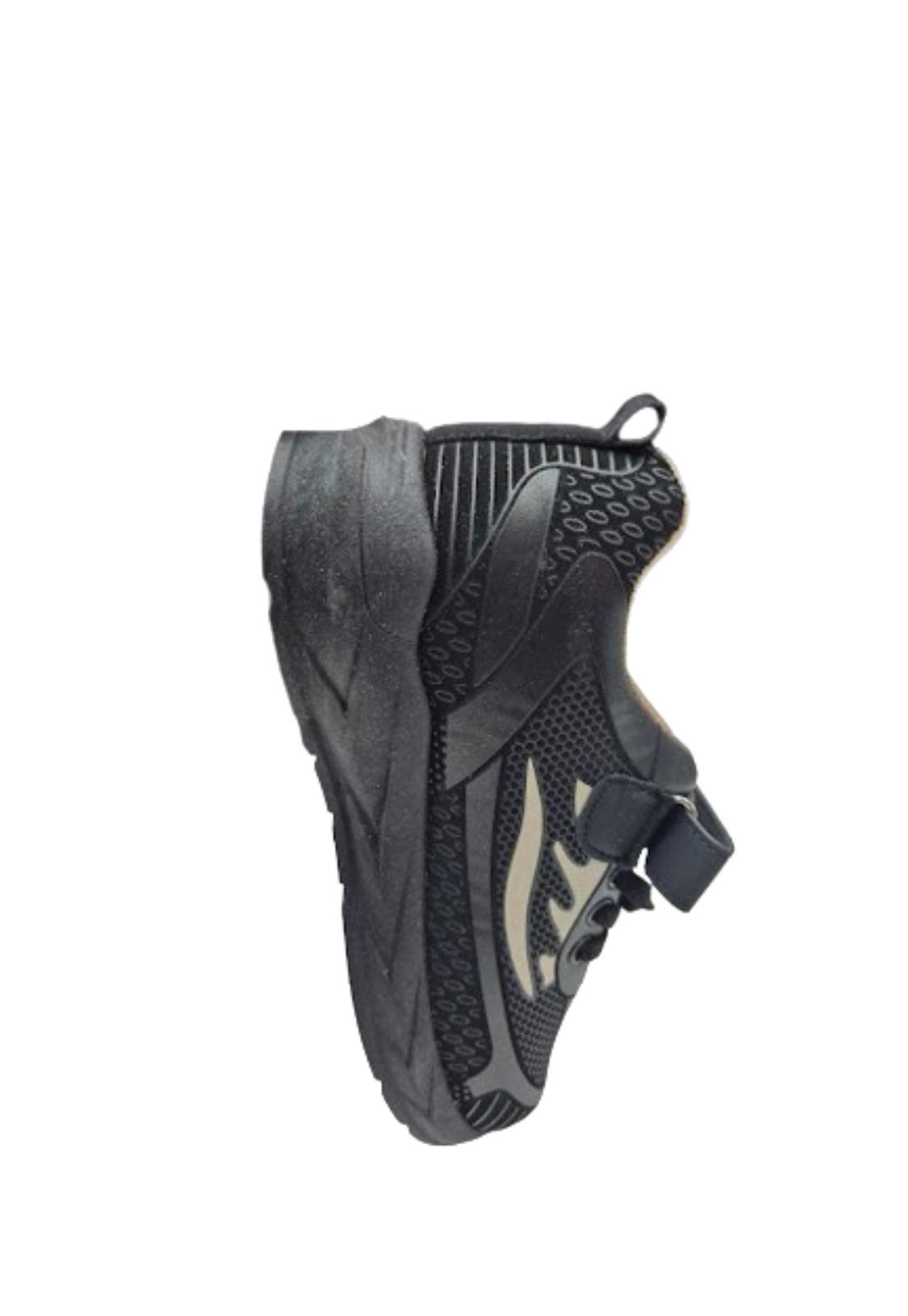 ZAPATILLAS NIÑO VINNYS OUTLET DEPORTIVAS CASUALES NEGRO ESCOLAR VELCRO - 4
