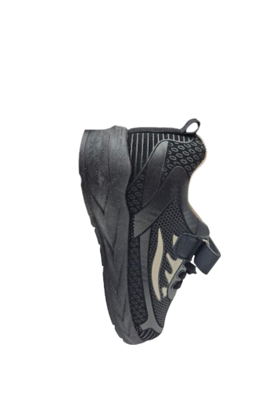 ZAPATILLAS NIÑO VINNYS OUTLET DEPORTIVAS CASUALES NEGRO ESCOLAR VELCRO - 4