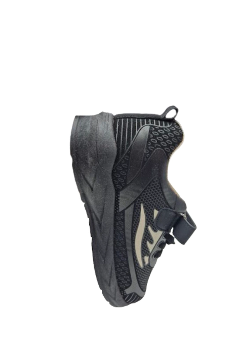 ZAPATILLAS NIÑO VINNYS OUTLET DEPORTIVAS CASUALES NEGRO ESCOLAR VELCRO - 4