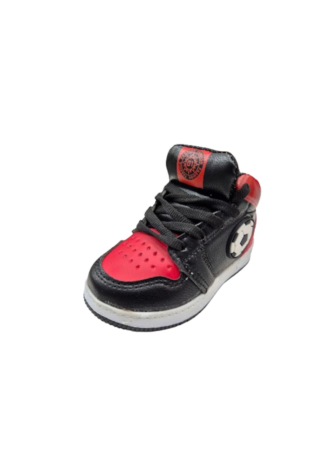ZAPATILLAS NIÑO VINNYS OUTLET DEPORTIVAS CASUALES ROJO CON CAÑA - 1