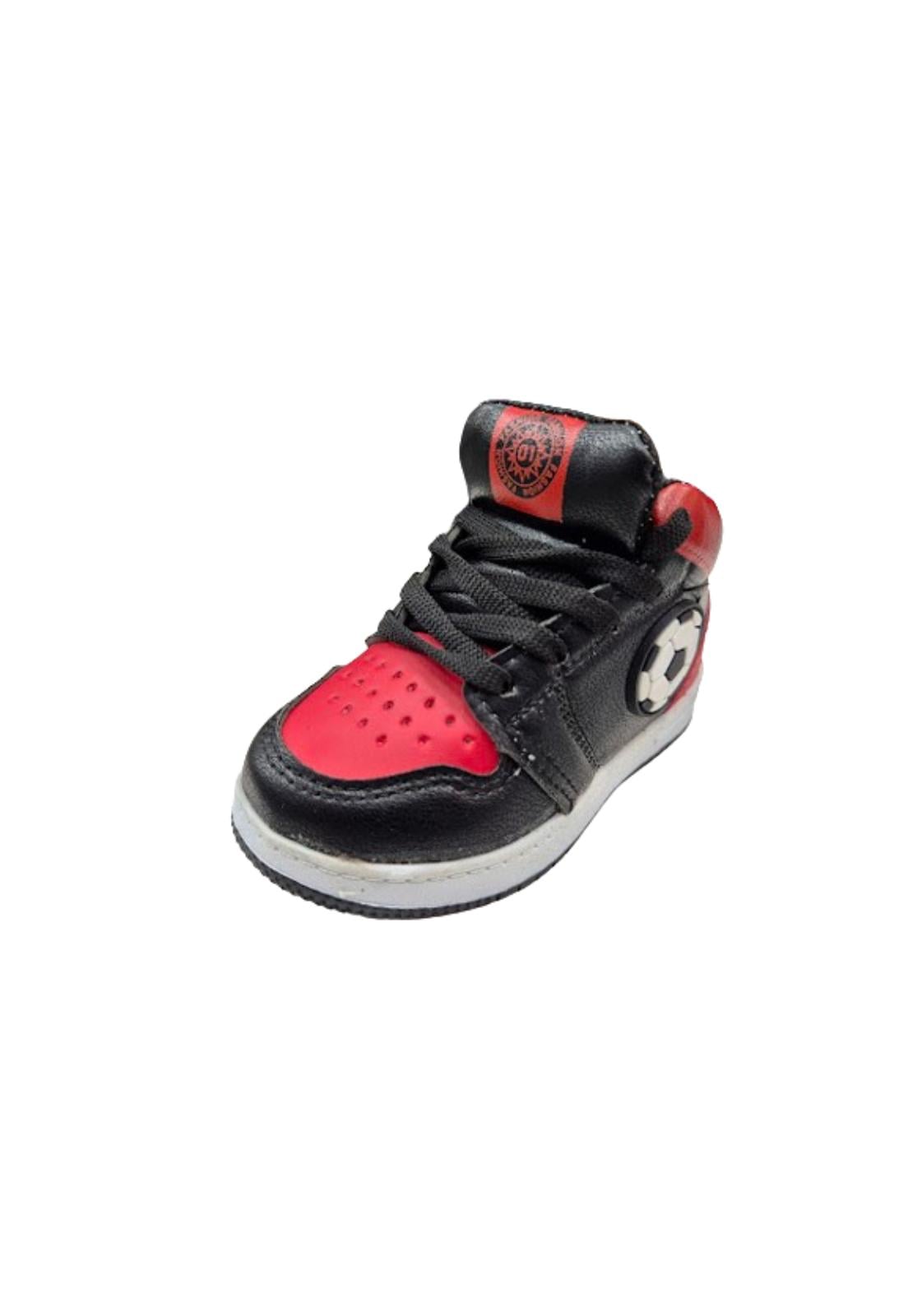 ZAPATILLAS NIÑO VINNYS OUTLET DEPORTIVAS CASUALES ROJO CON CAÑA - 1