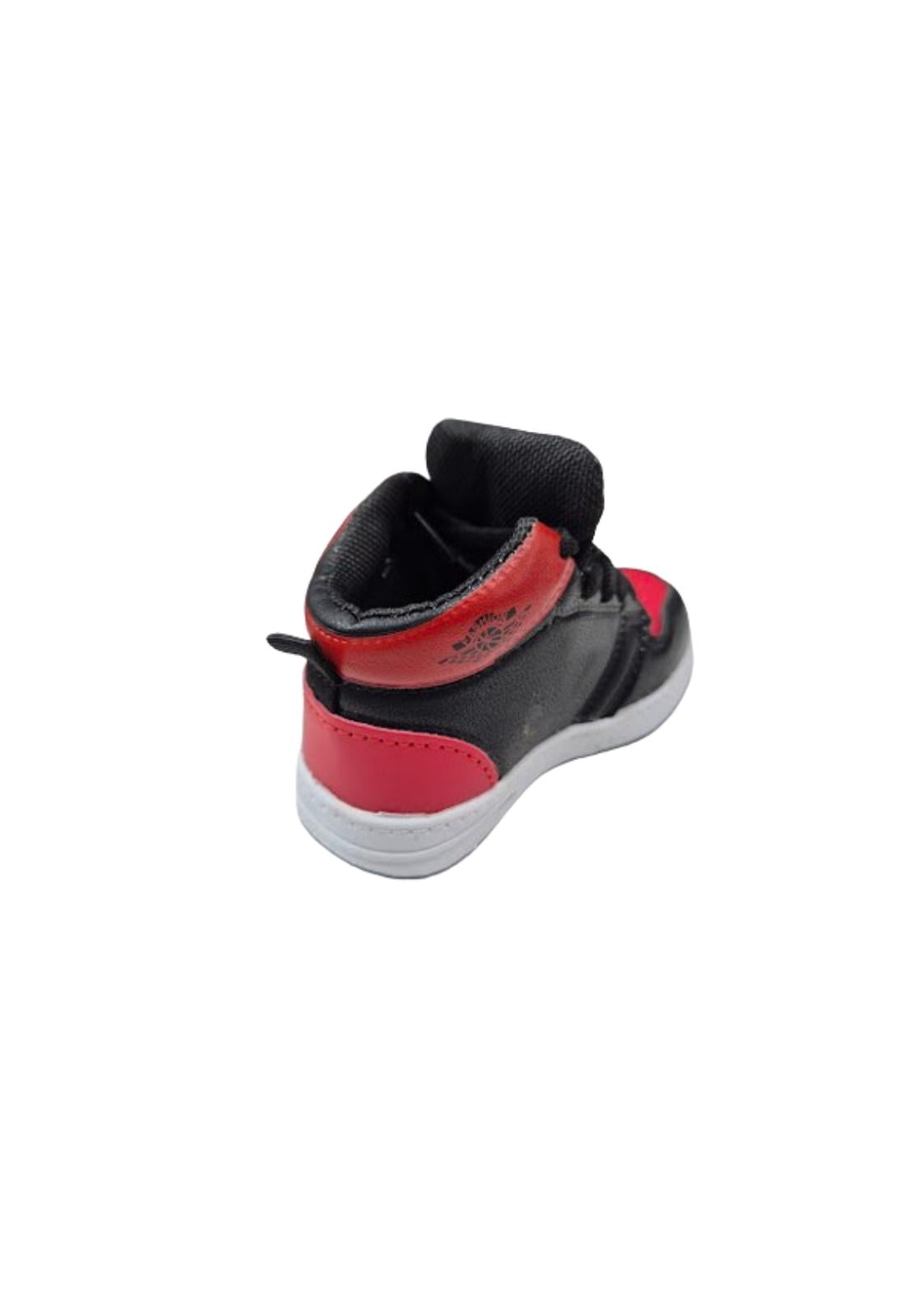 ZAPATILLAS NIÑO VINNYS OUTLET DEPORTIVAS CASUALES ROJO CON CAÑA - 2