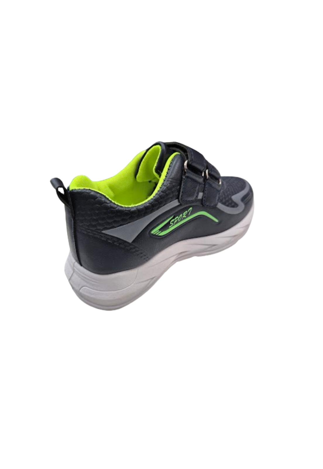 ZAPATILLAS NIÑO VINNYS OUTLET DEPORTIVAS CASUALES VERDE VELCRO - 2
