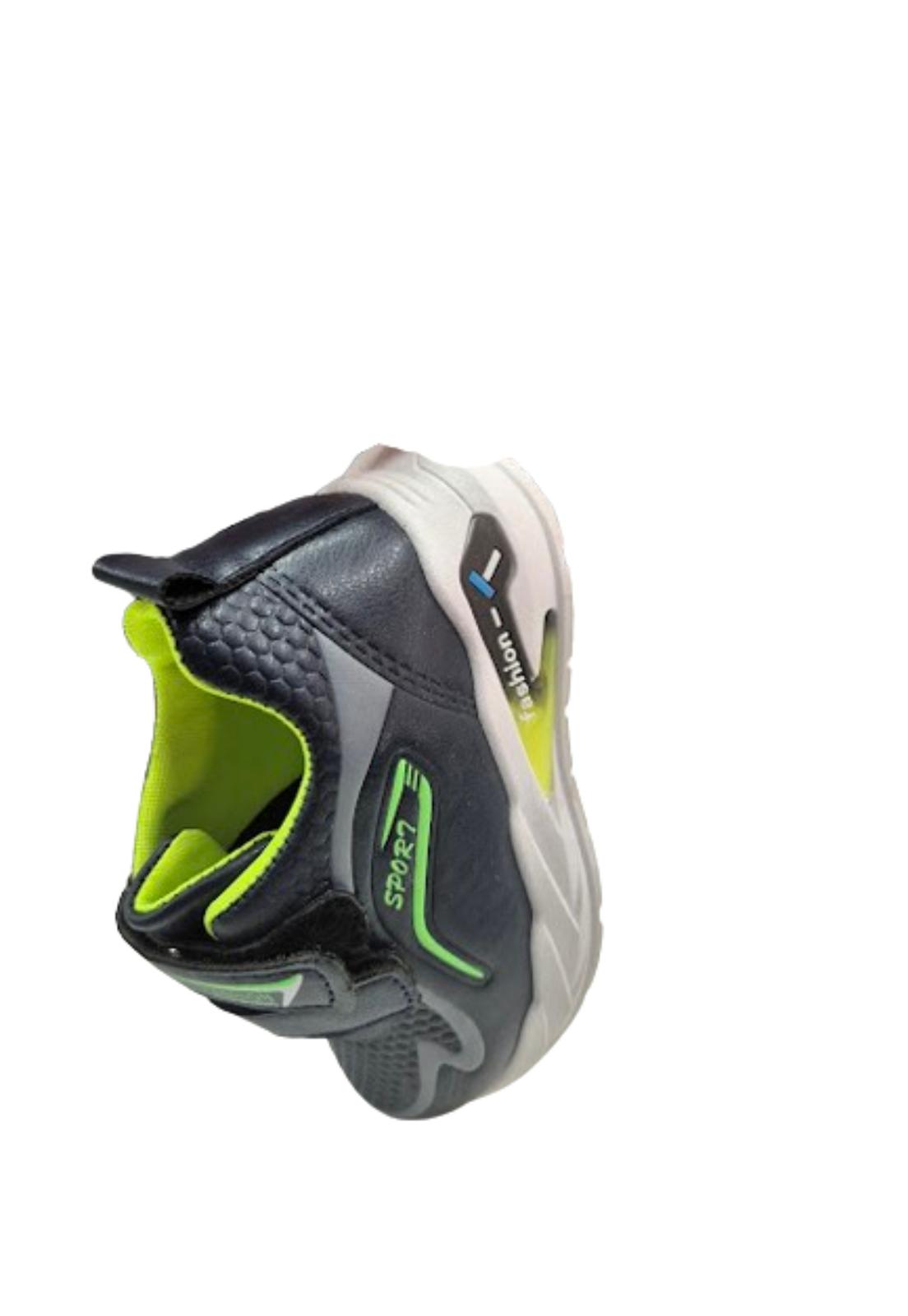 ZAPATILLAS NIÑO VINNYS OUTLET DEPORTIVAS CASUALES VERDE VELCRO - 3