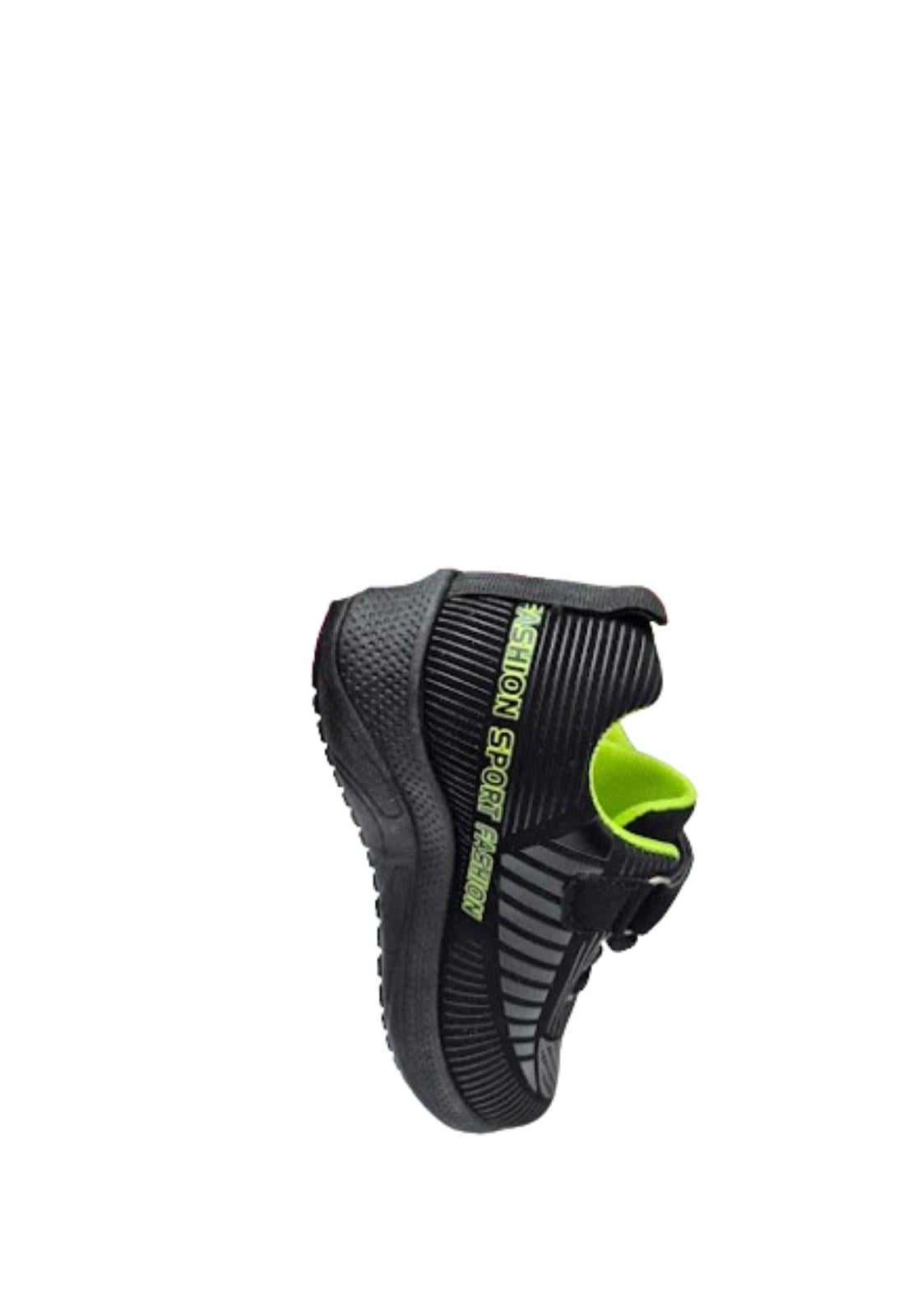 ZAPATILLAS NIÑO VINNYS OUTLET URBANAS CASUALES NEGRO VELCRO - 4