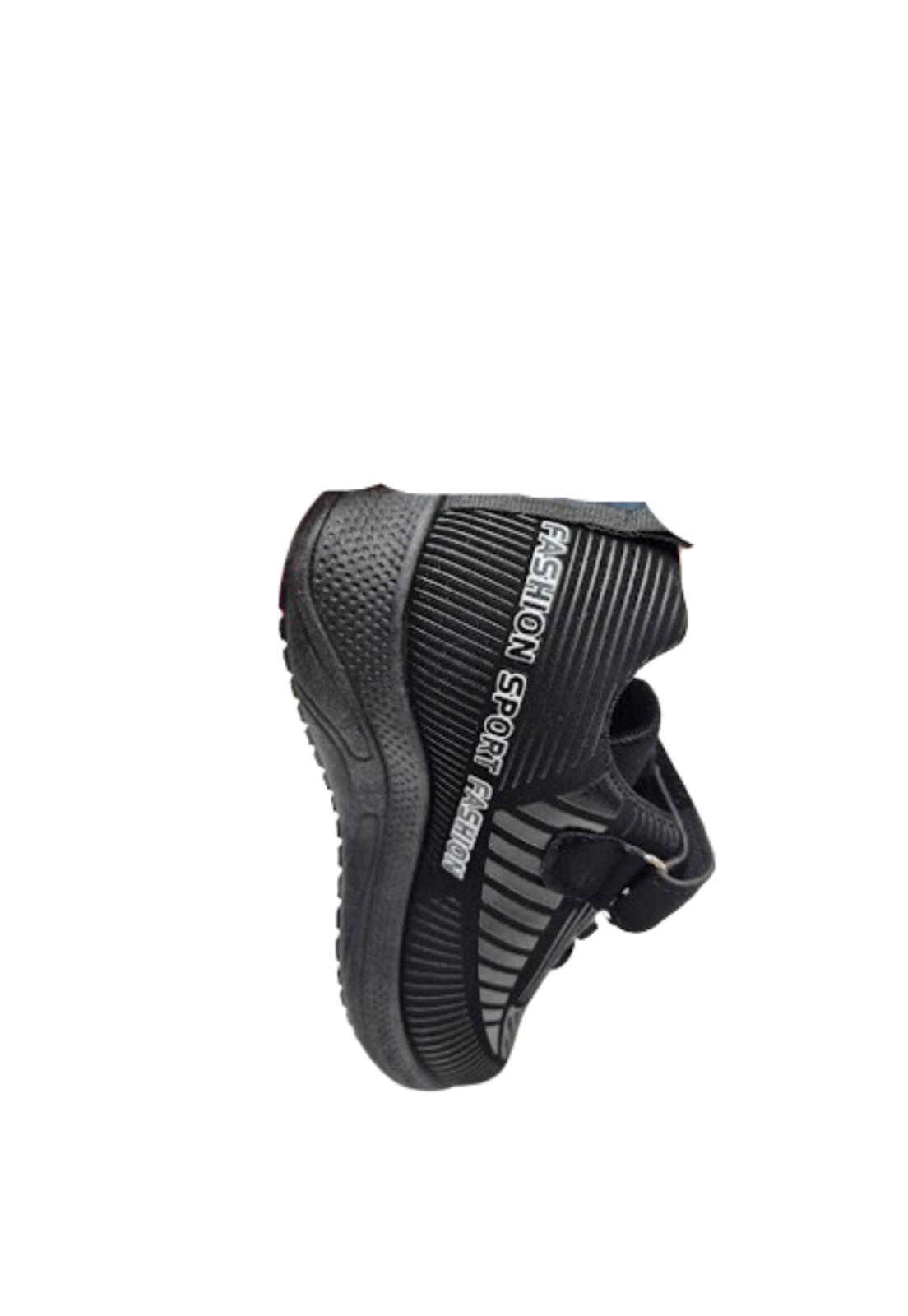 ZAPATILLAS NIÑO VINNYS OUTLET URBANAS CASUALES NEGRO VELCRO - 4