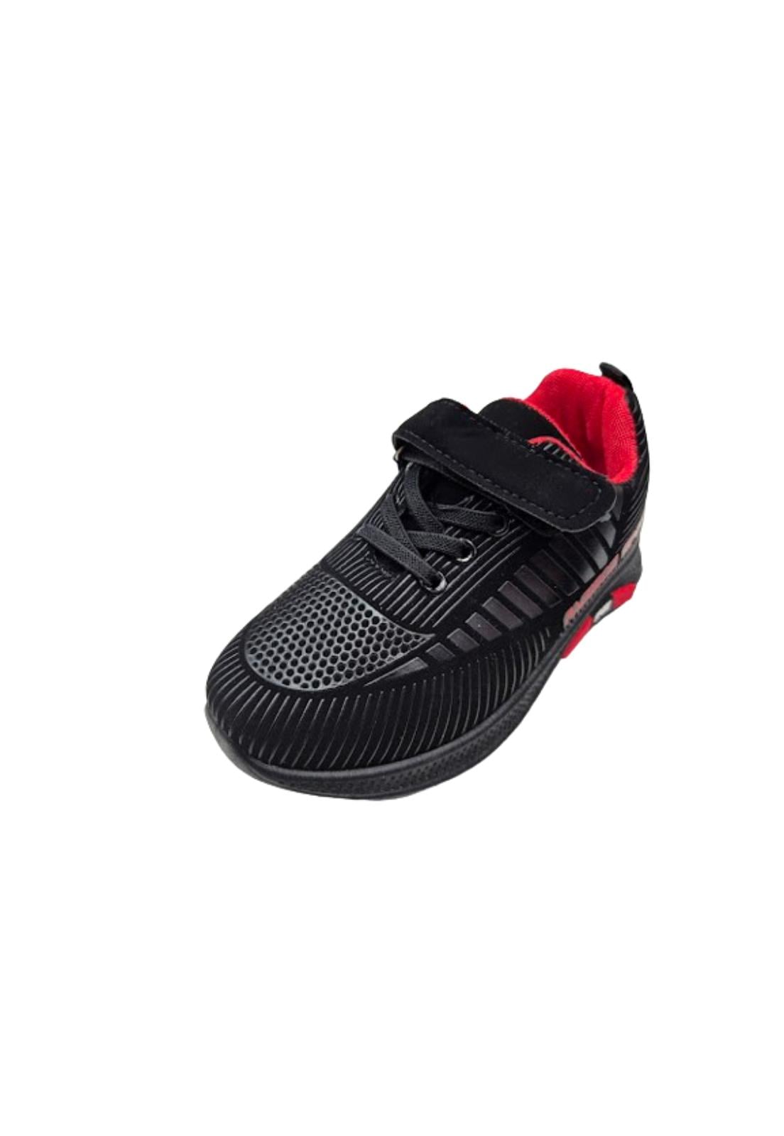 ZAPATILLAS NIÑO VINNYS OUTLET URBANAS CASUALES NEGRO VELCRO - 1