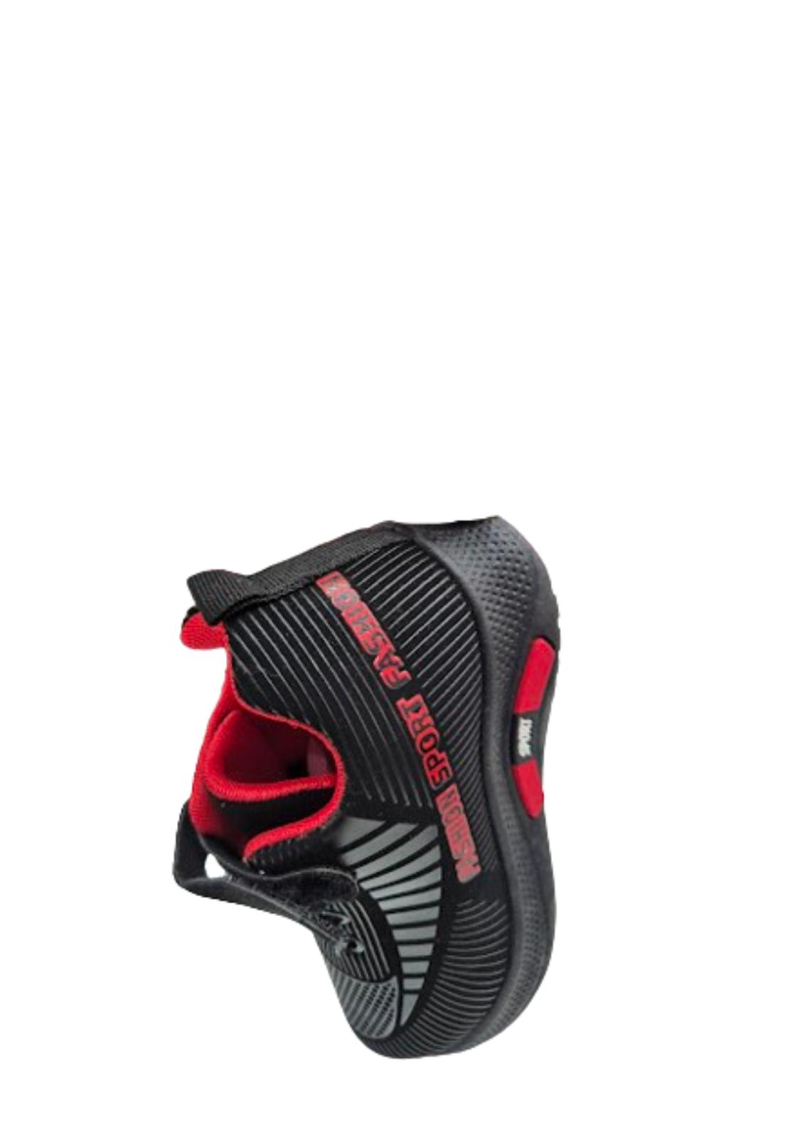 ZAPATILLAS NIÑO VINNYS OUTLET URBANAS CASUALES NEGRO VELCRO - 3