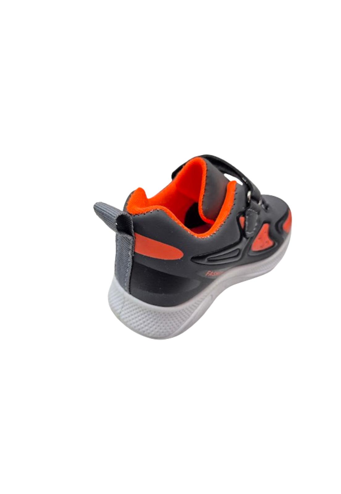 ZAPATILLAS NIÑO VINNYS OUTLET DEPORTIVAS CASUALES NARANJO VELCRO - 2