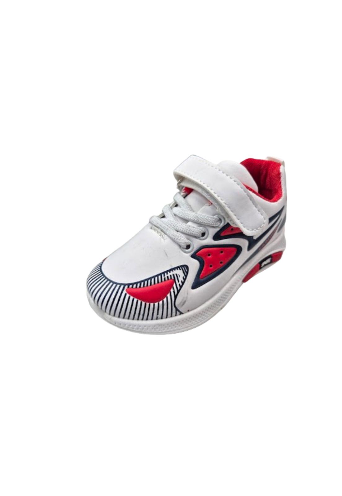ZAPATILLAS NIÑO VINNYS OUTLET DEPORTIVAS CASUALES BLANCO VELCRO - 1