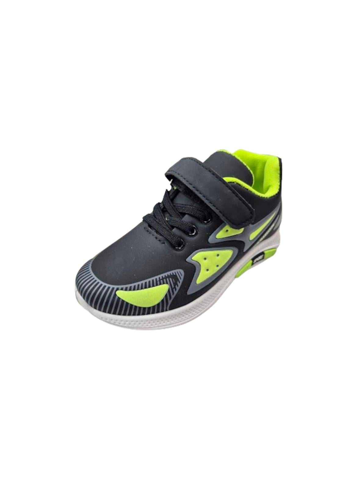 ZAPATILLAS NIÑO VINNYS OUTLET DEPORTIVAS CASUALES VERDE VELCRO - 1
