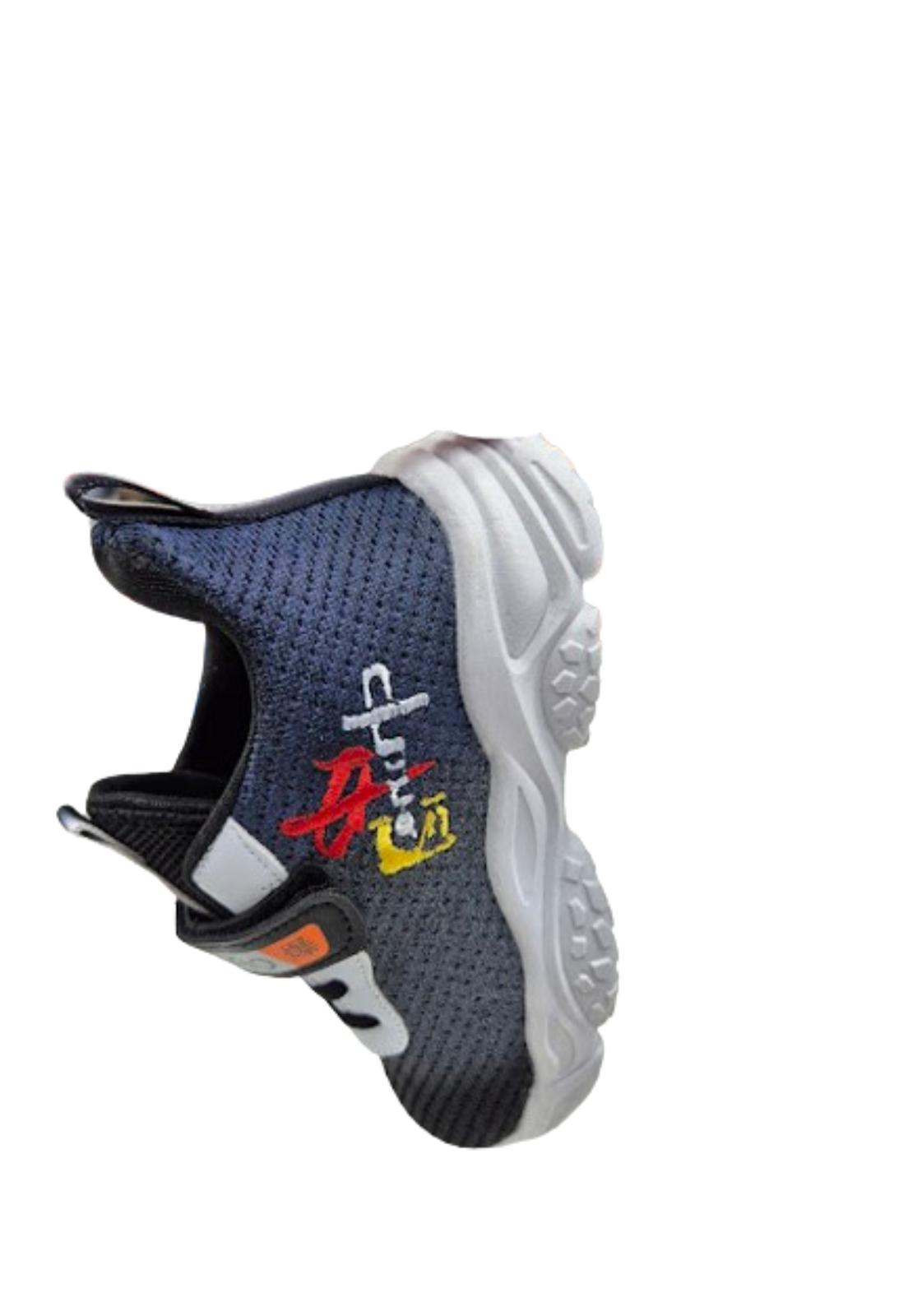 ZAPATILLAS NIÑO VINNYS OUTLET URBANAS CASUALES NEGRO VELCRO - 2