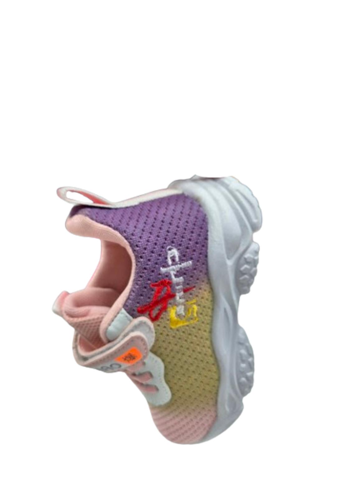 ZAPATILLAS NIÑA VINNYS OUTLET URBANAS CASUALES ROSADO VELCRO - 3