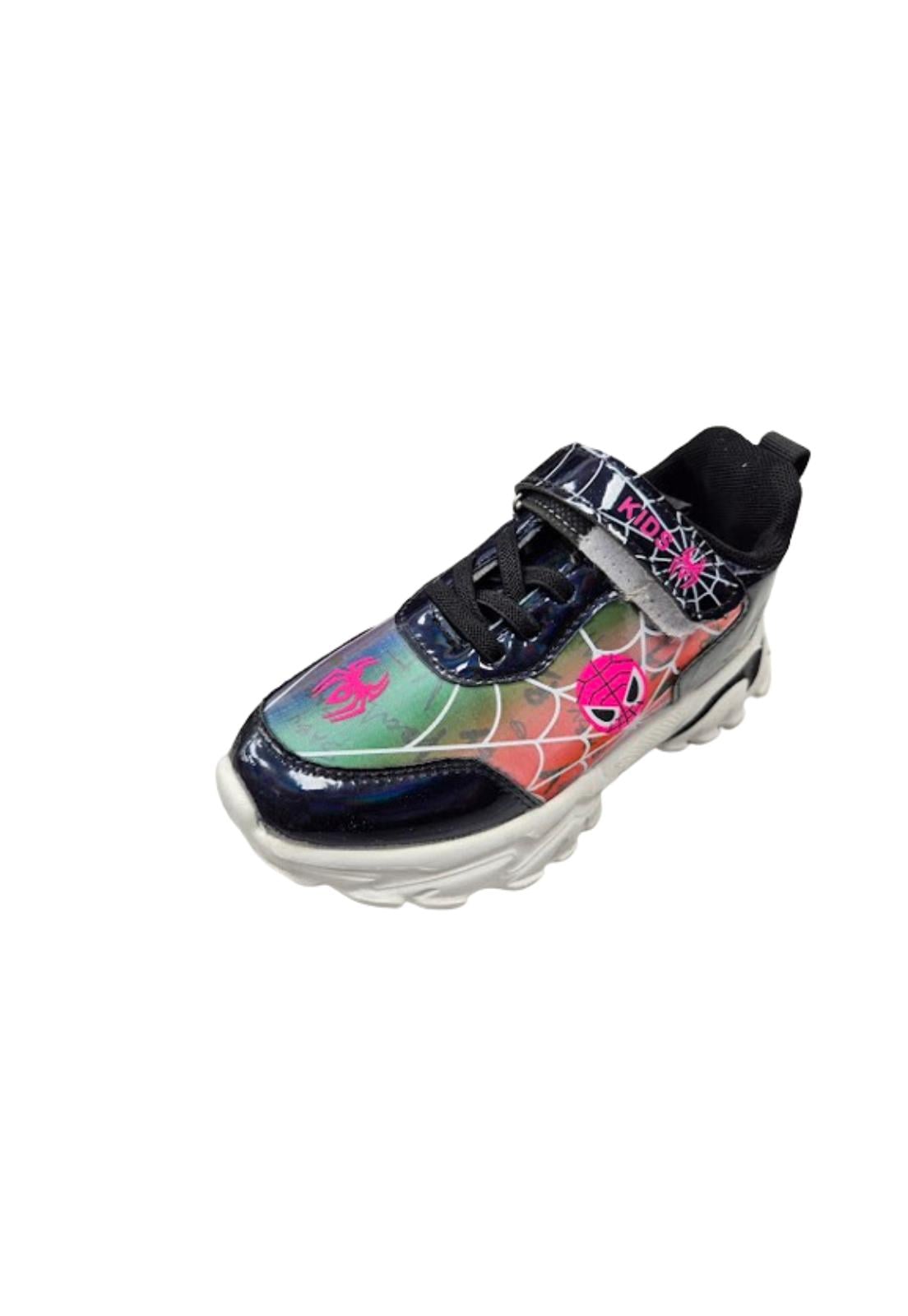 ZAPATILLAS NIÑA VINNYS OUTLET URBANAS CASUALES NEGRO BRILLANTE - 1
