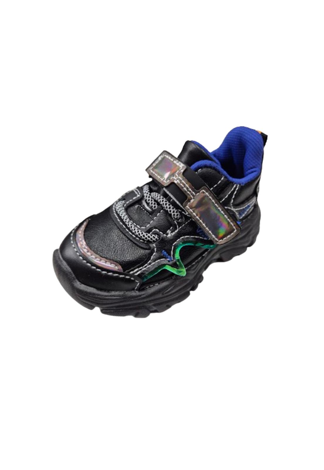 ZAPATILLAS UNISEX VINNYS OUTLET URBANAS CASUALES NEGRO VELCRO - 1