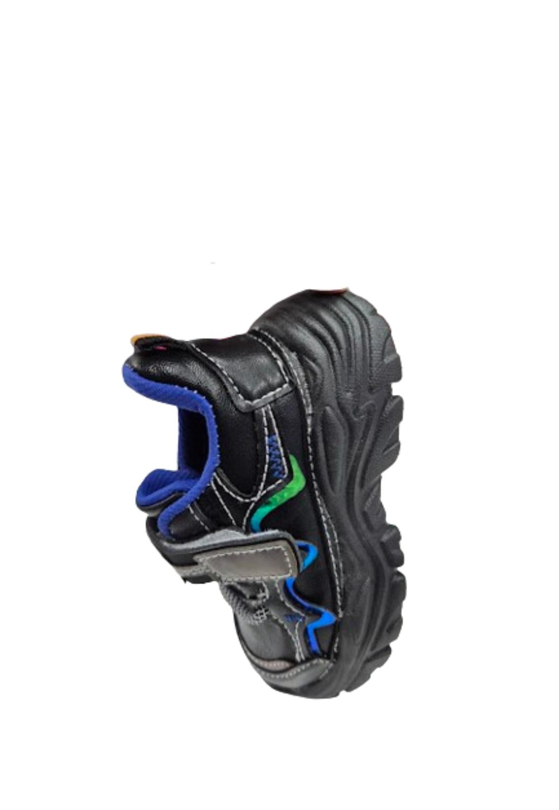 ZAPATILLAS UNISEX VINNYS OUTLET URBANAS CASUALES NEGRO VELCRO - 2