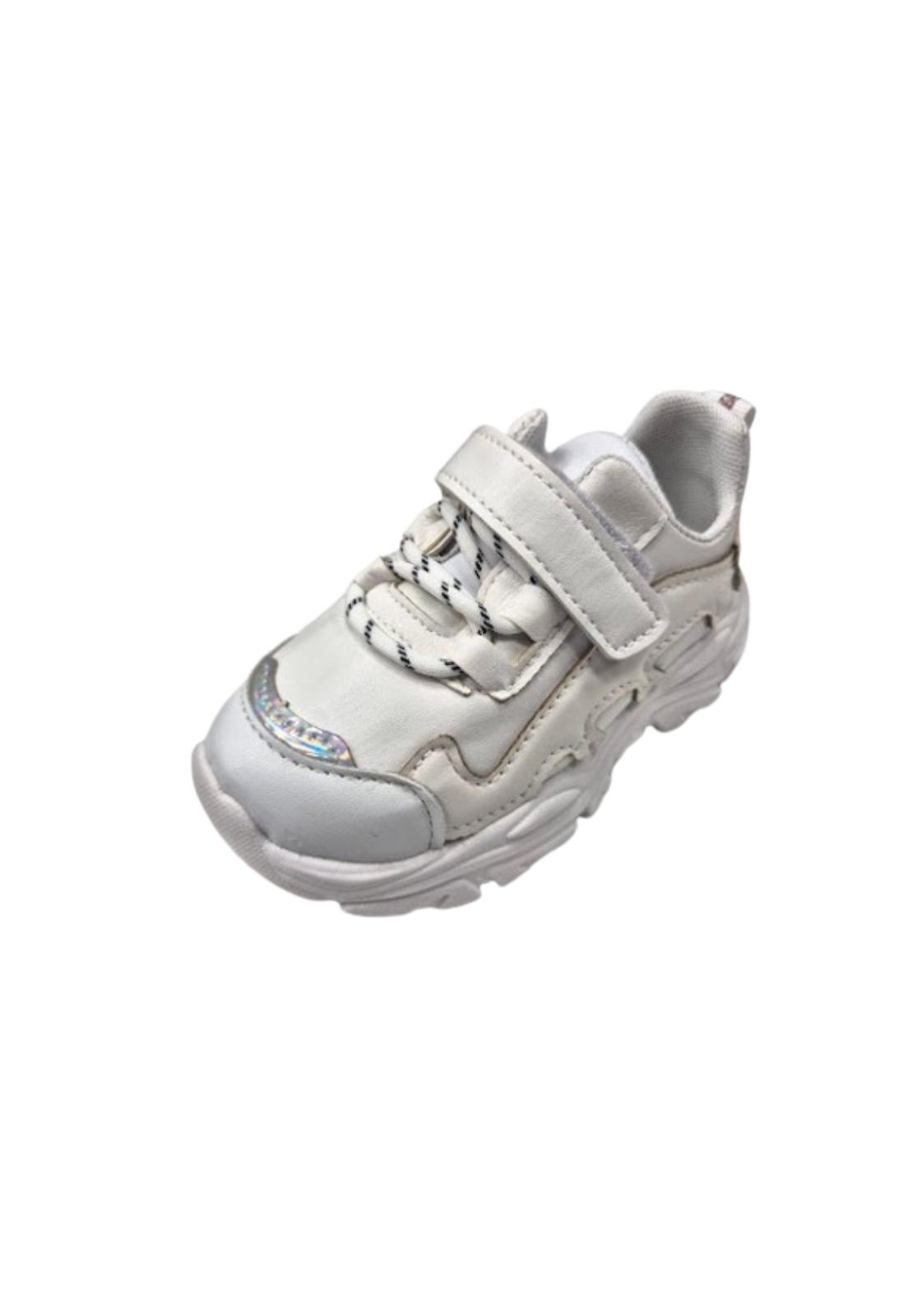 ZAPATILLA URBANA VELCRO NIÑA BLANCO - 1
