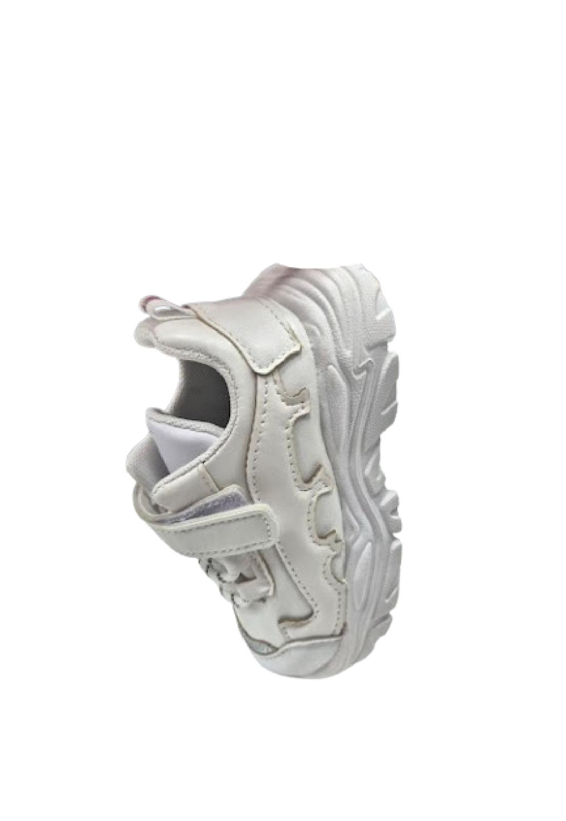 ZAPATILLA URBANA VELCRO NIÑA BLANCO - 3