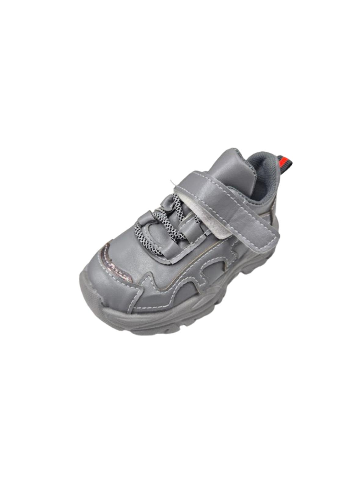 ZAPATILLA URBANA VELCRO NIÑA GRIS - 1