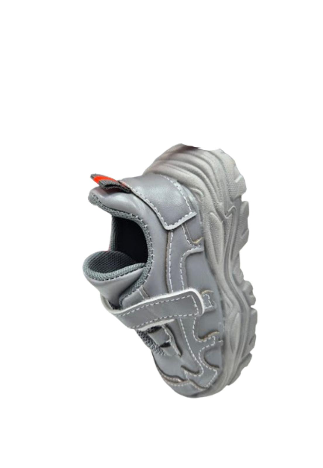 ZAPATILLA URBANA VELCRO NIÑA GRIS - 3
