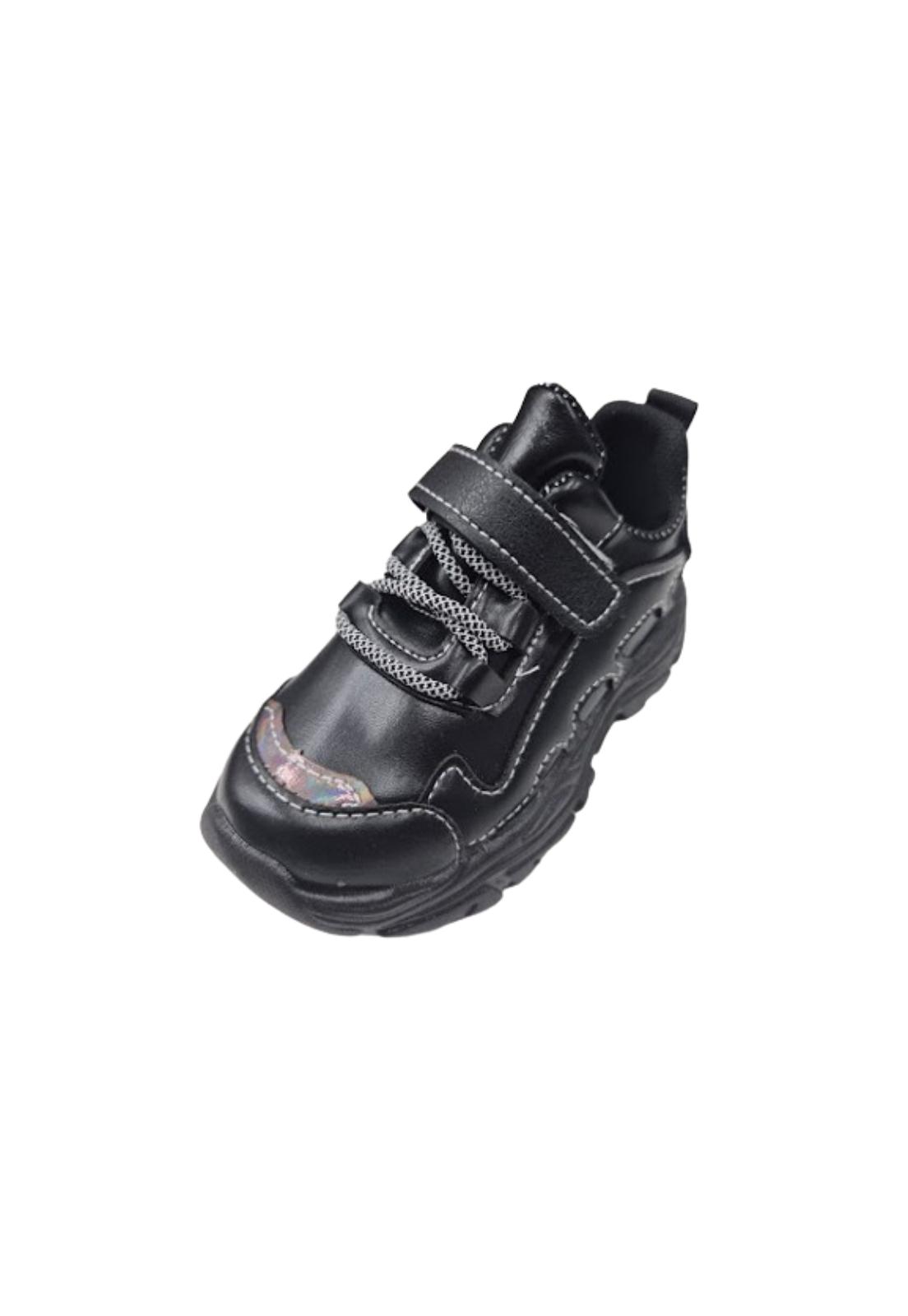 ZAPATILLA URBANA VELCRO NIÑA NEGRO - 1