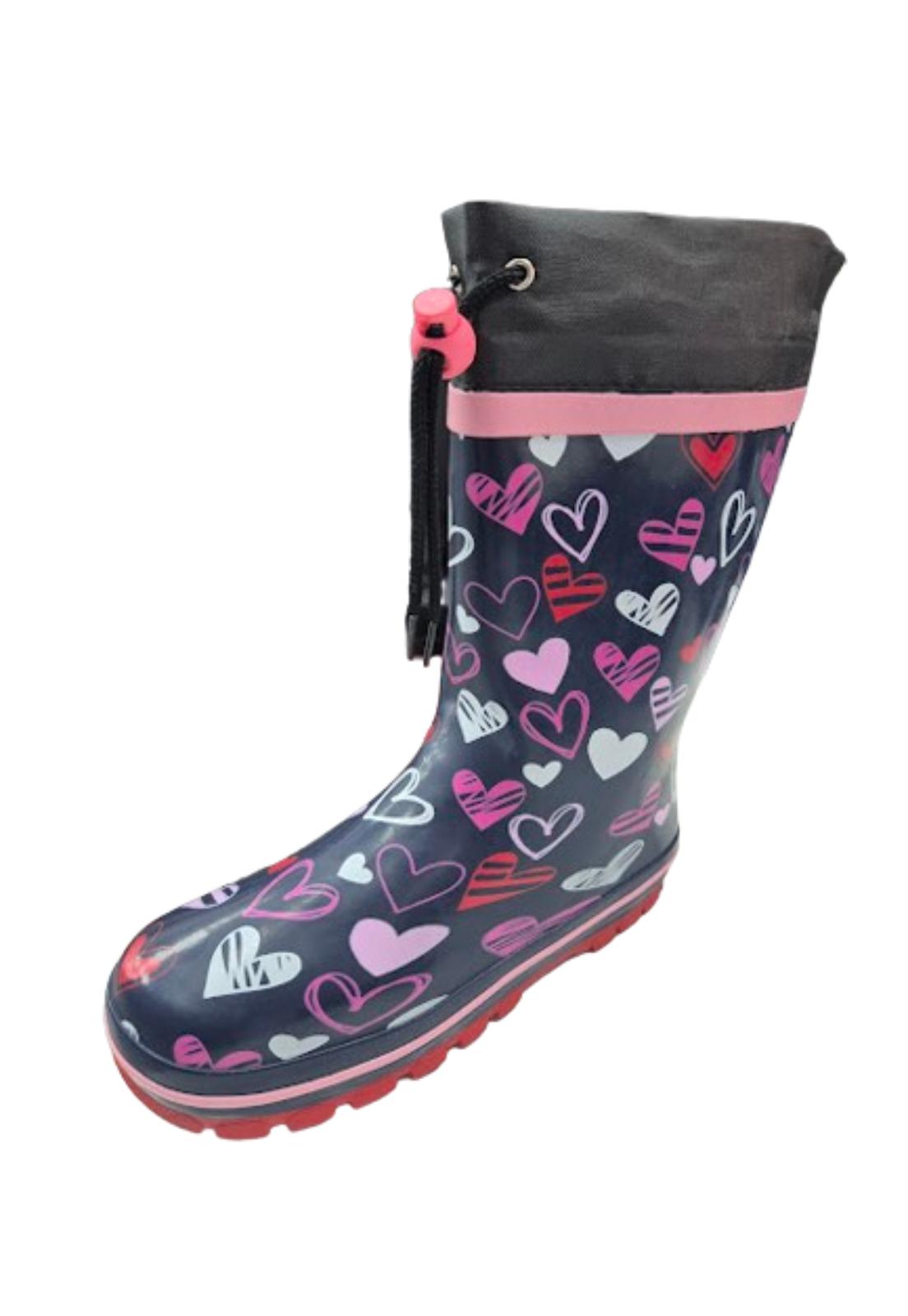 BOTAS NIÑA VINNYS OUTLET FUCSIA AGUA LLUVIA - 1