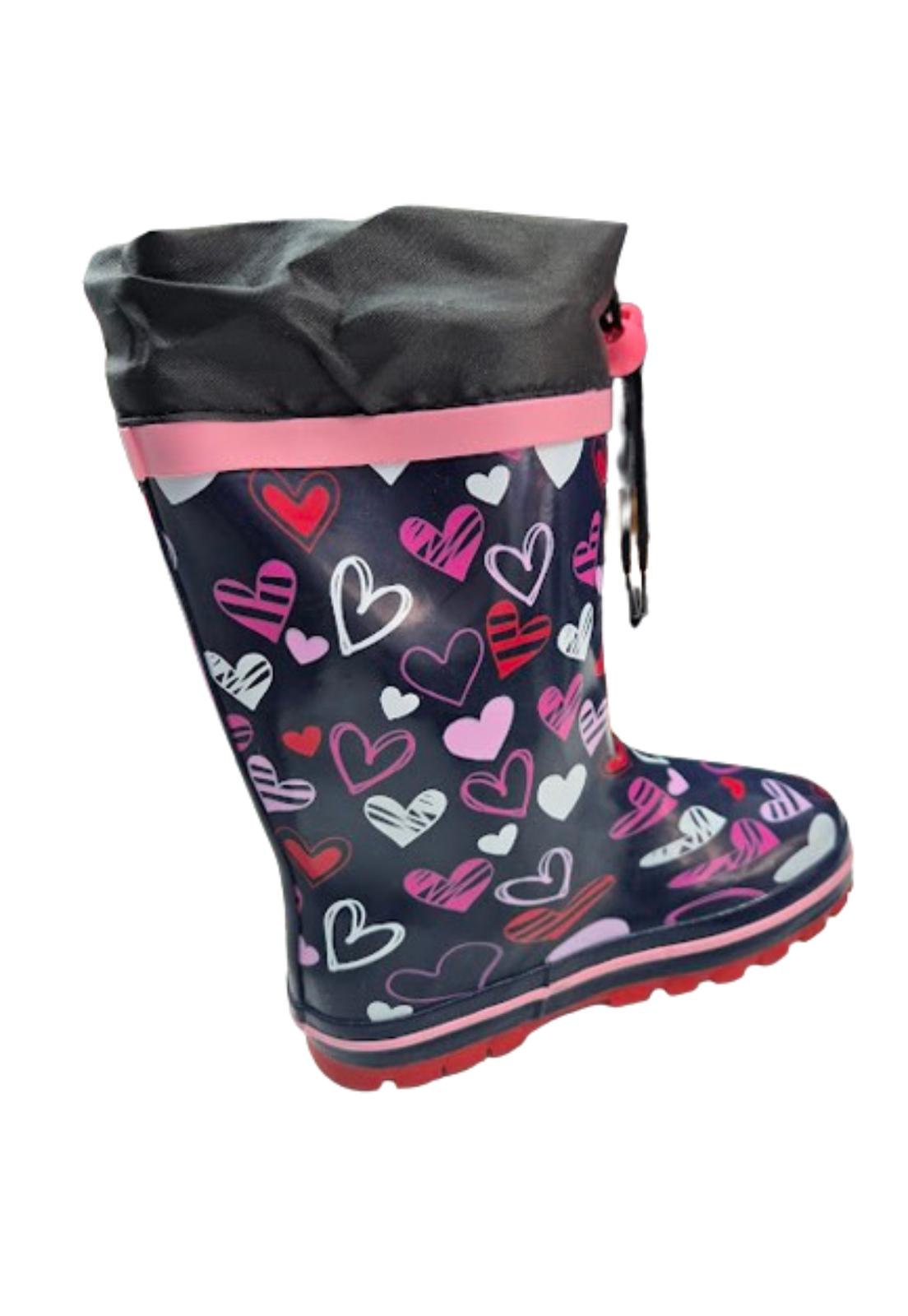 BOTAS NIÑA VINNYS OUTLET FUCSIA AGUA LLUVIA - 2