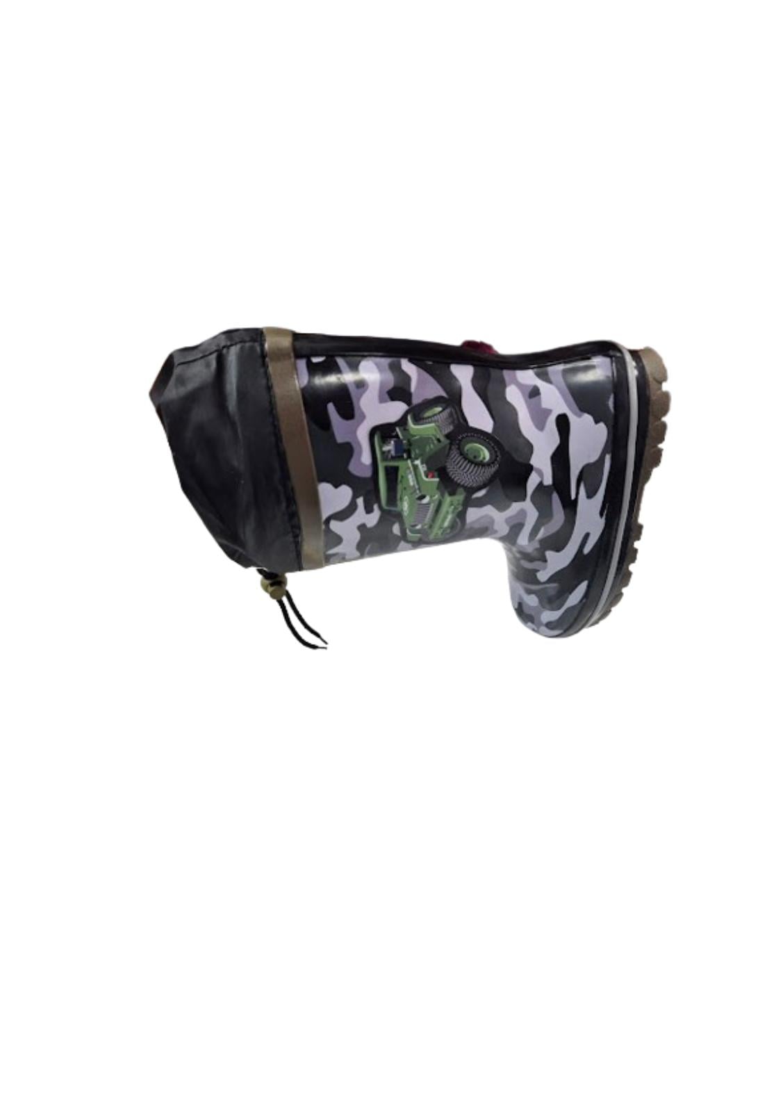 BOTAS NIÑO VINNYS OUTLET NEGRO AGUA LLUVIA - 3