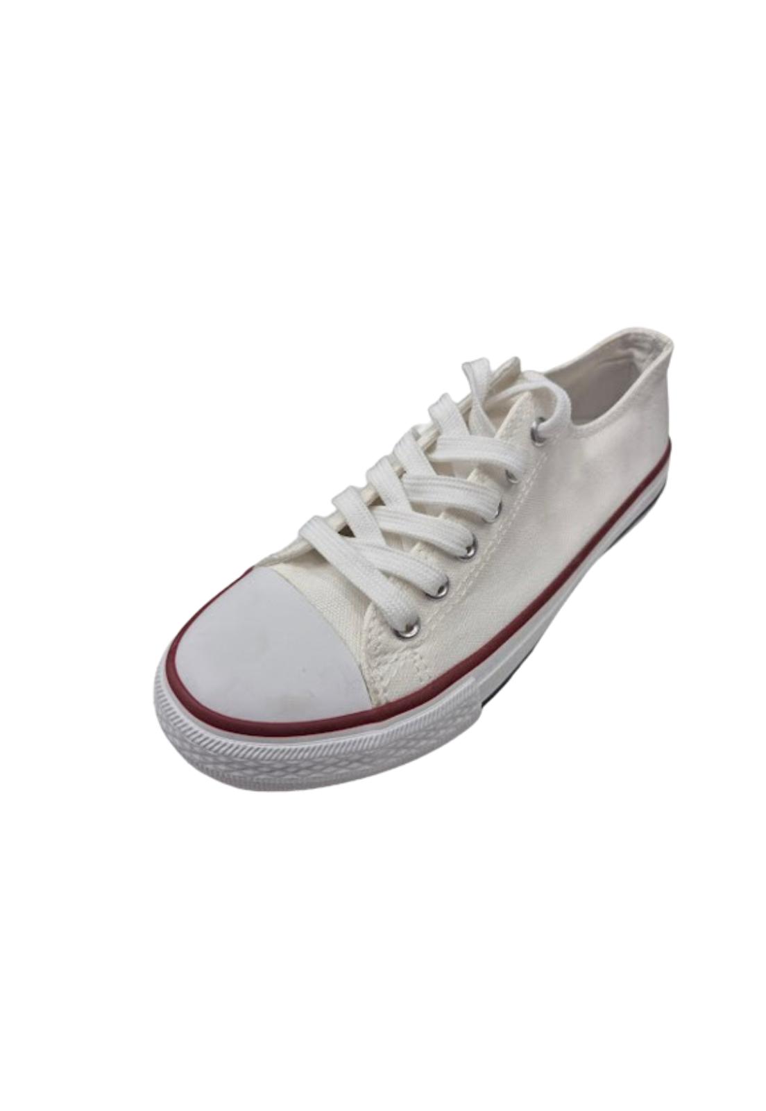 ZAPATILLAS HOMBRE VINNYS OUTLET URBANAS CASUALES BLANCO LONA - 1