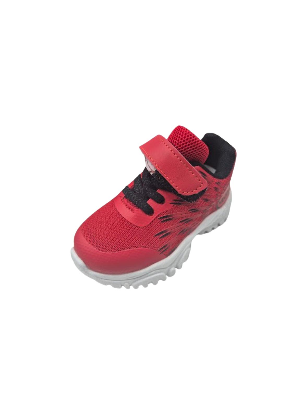 ZAPATILLAS NIÑO VINNYS OUTLET DEPORTIVAS CASUALES ROJO VELCRO - 1